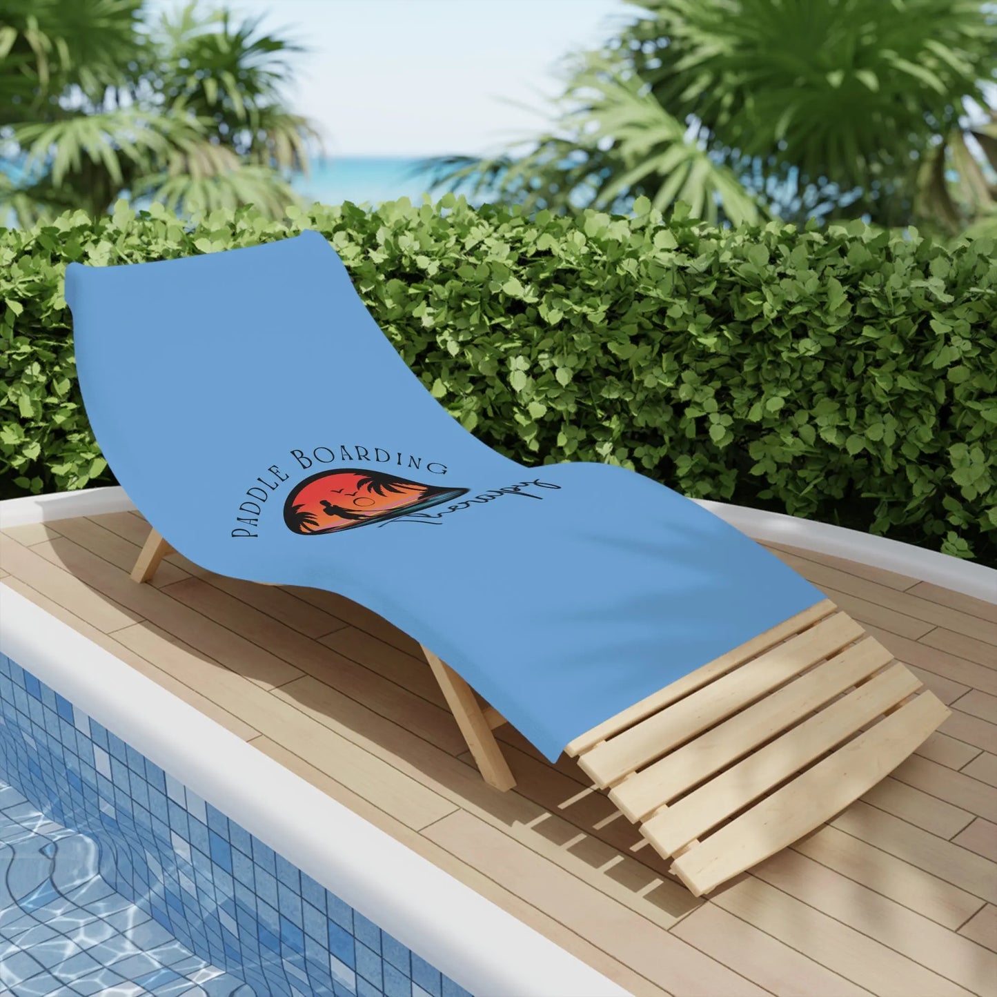 Paddle Boarding Therapy Beach Towel - Perfect for Summer Fun Printify