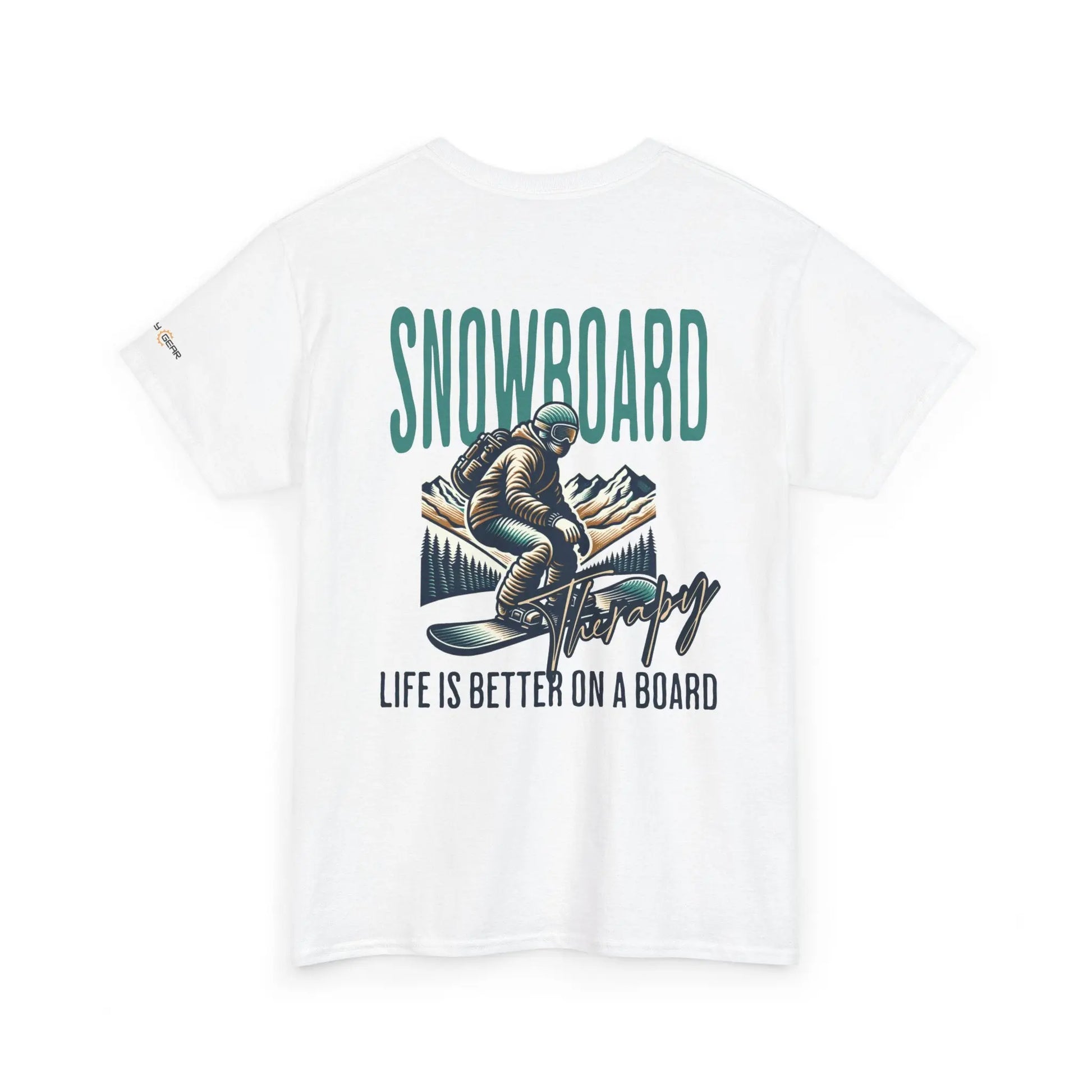 Snowboarder Unisex Tee for Winter Sports Enthusiasts Printify