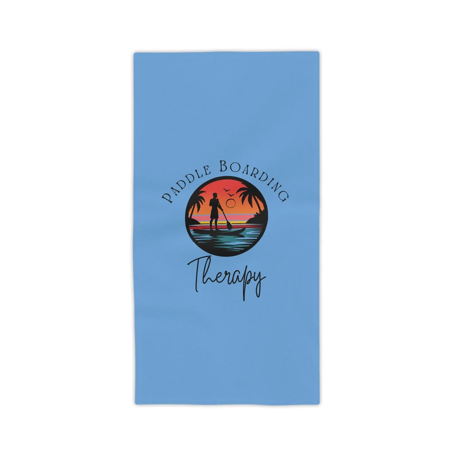 Paddle Boarding Therapy Beach Towel - Perfect for Summer Fun Printify