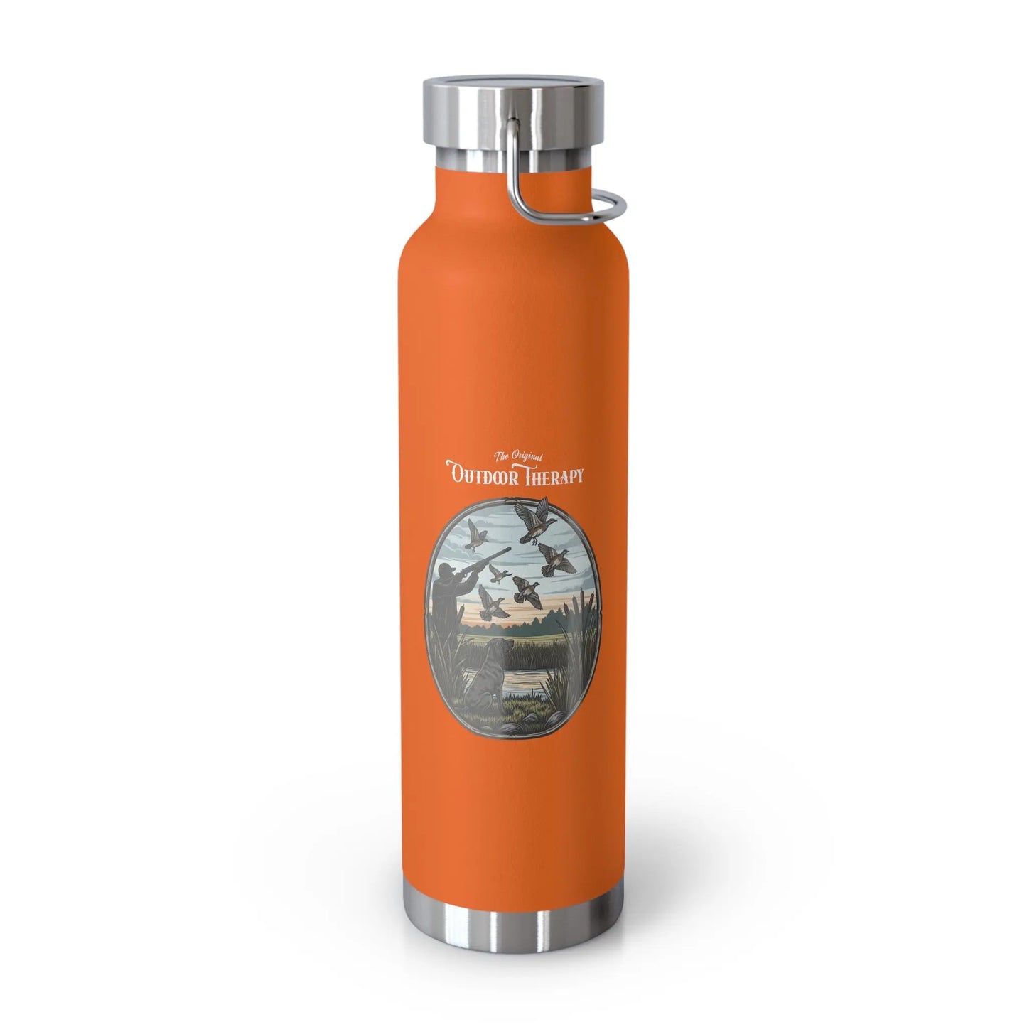Nature-Inspired Copper Insulated Water Bottle, 22oz, Eco-Friendly Hydration, Perfect for Travel, Hiking, Outdoors, Gifts for Nature Lovers Printify