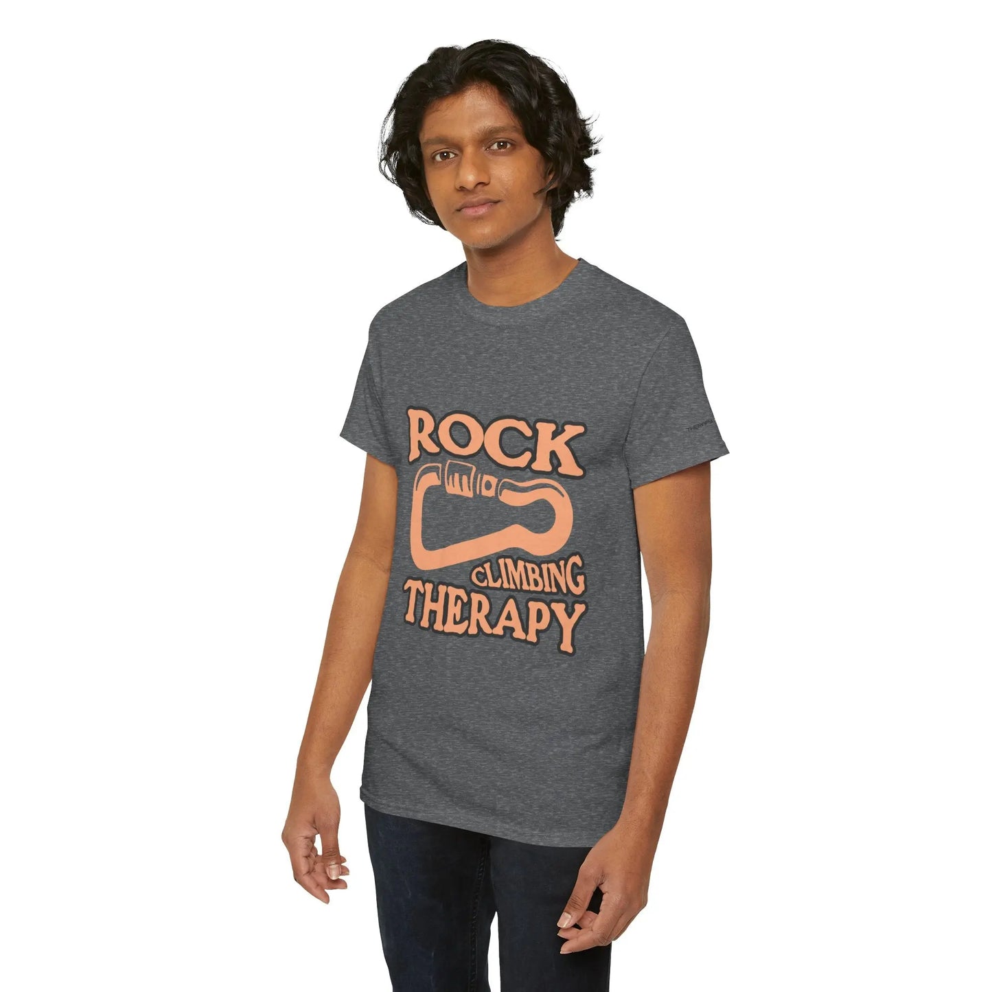 Rock Climbing Therapy Tee, Climber T-Shirt, Outdoor Enthusiast Gift, Adventure Apparel, Sport Shirt, Motivational Climbing Top Printify