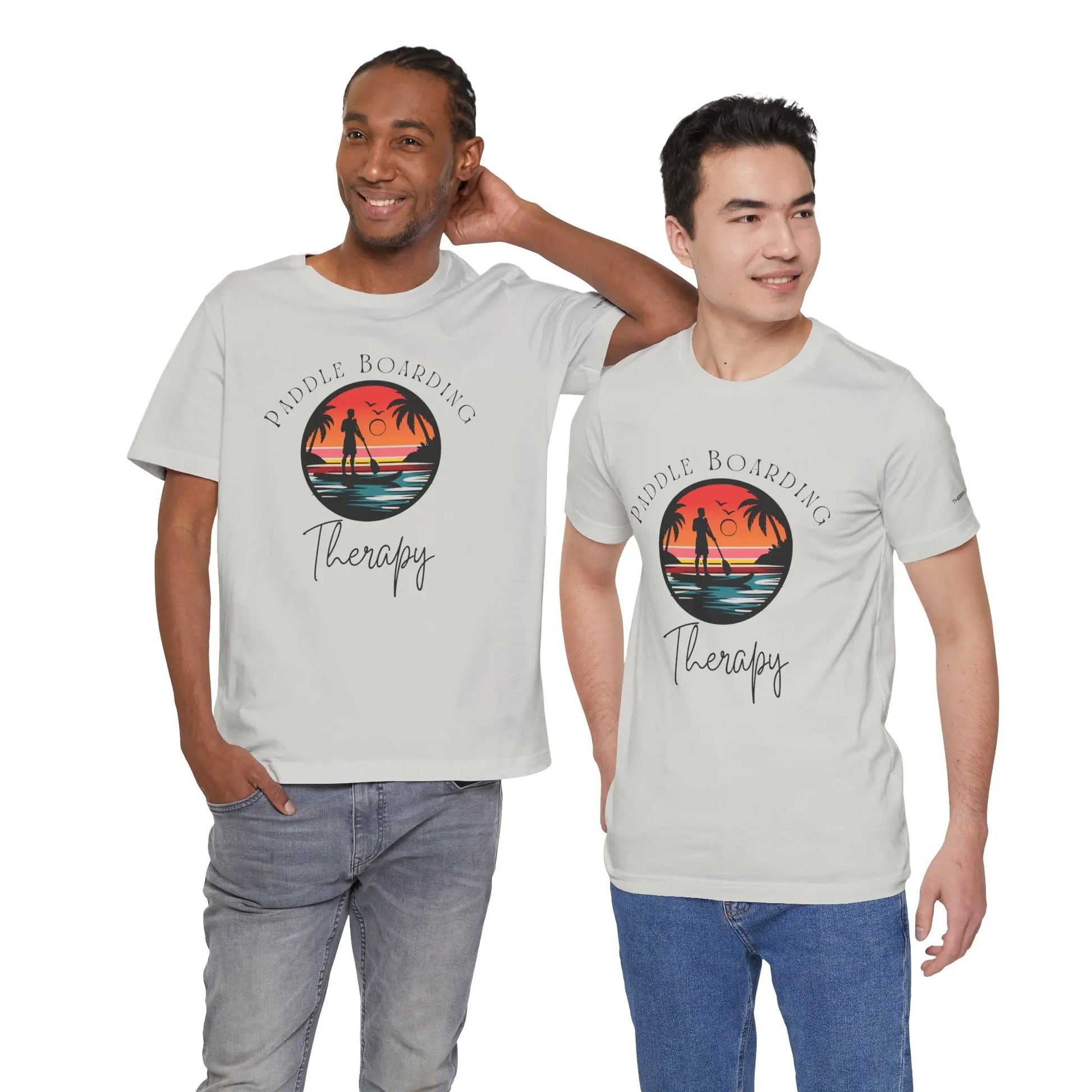 Paddle Boarding Therapy Tee, Relaxation Shirt, Beach Lover Gift, Summer Vibes Clothing, Outdoor Adventure T-Shirt, Water Sports Apparel Printify
