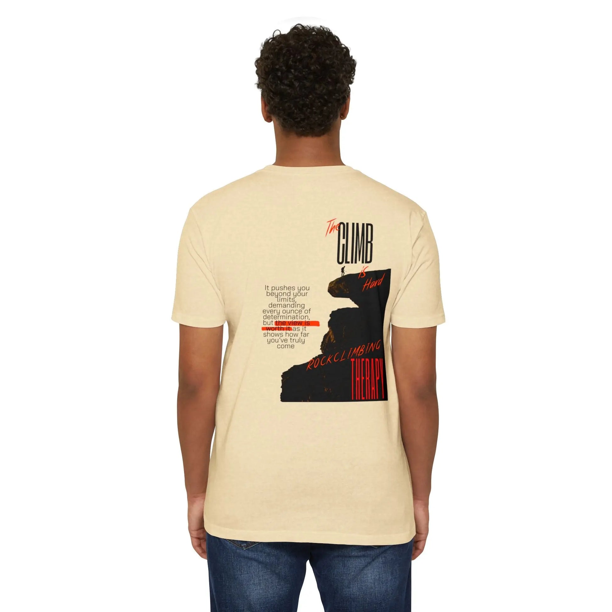 Inspirational Quote Unisex Heavy Cotton Tee, Motivational T-Shirt, Gift for Climbers, Outdoor Adventure Apparel, Casual Everyday Wear Printify