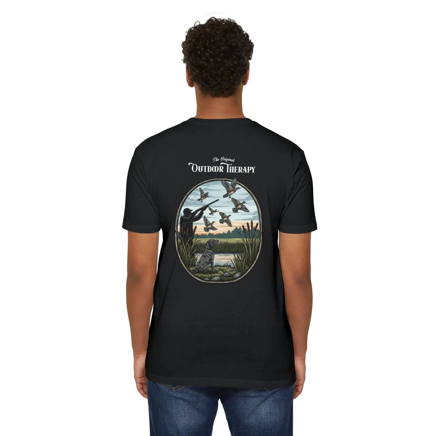 Nature Hunt Unisex Tee, Relaxed Fit Canvas Shirt, Outdoor Adventure Tee, Casual Summer Wear, Gift for Nature Lovers Printify