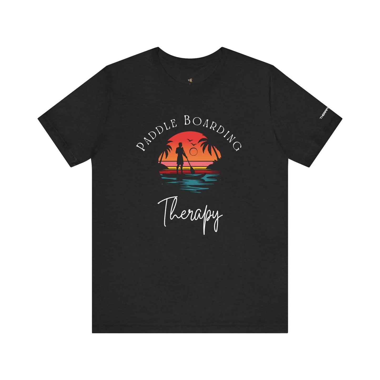 Paddle Boarding Therapy Tee, Relaxation Shirt, Beach Lover Gift, Summer Vibes Clothing, Outdoor Adventure T-Shirt, Water Sports Apparel Printify