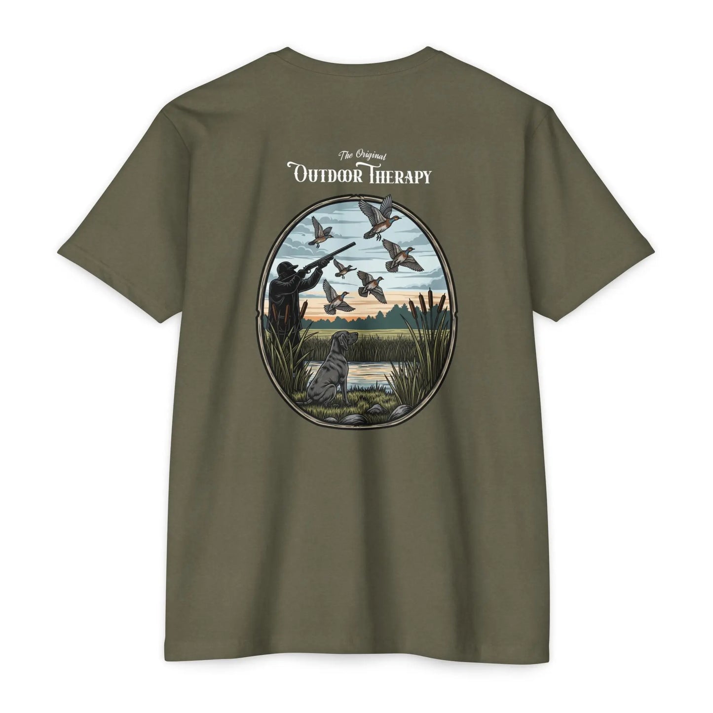 Nature Hunt Unisex Tee, Relaxed Fit Canvas Shirt, Outdoor Adventure Tee, Casual Summer Wear, Gift for Nature Lovers Printify