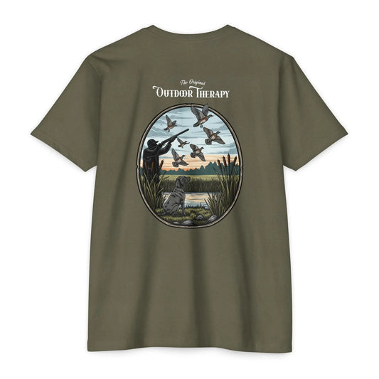 Nature Hunt Unisex Tee, Relaxed Fit Canvas Shirt, Outdoor Adventure Tee, Casual Summer Wear, Gift for Nature Lovers Printify