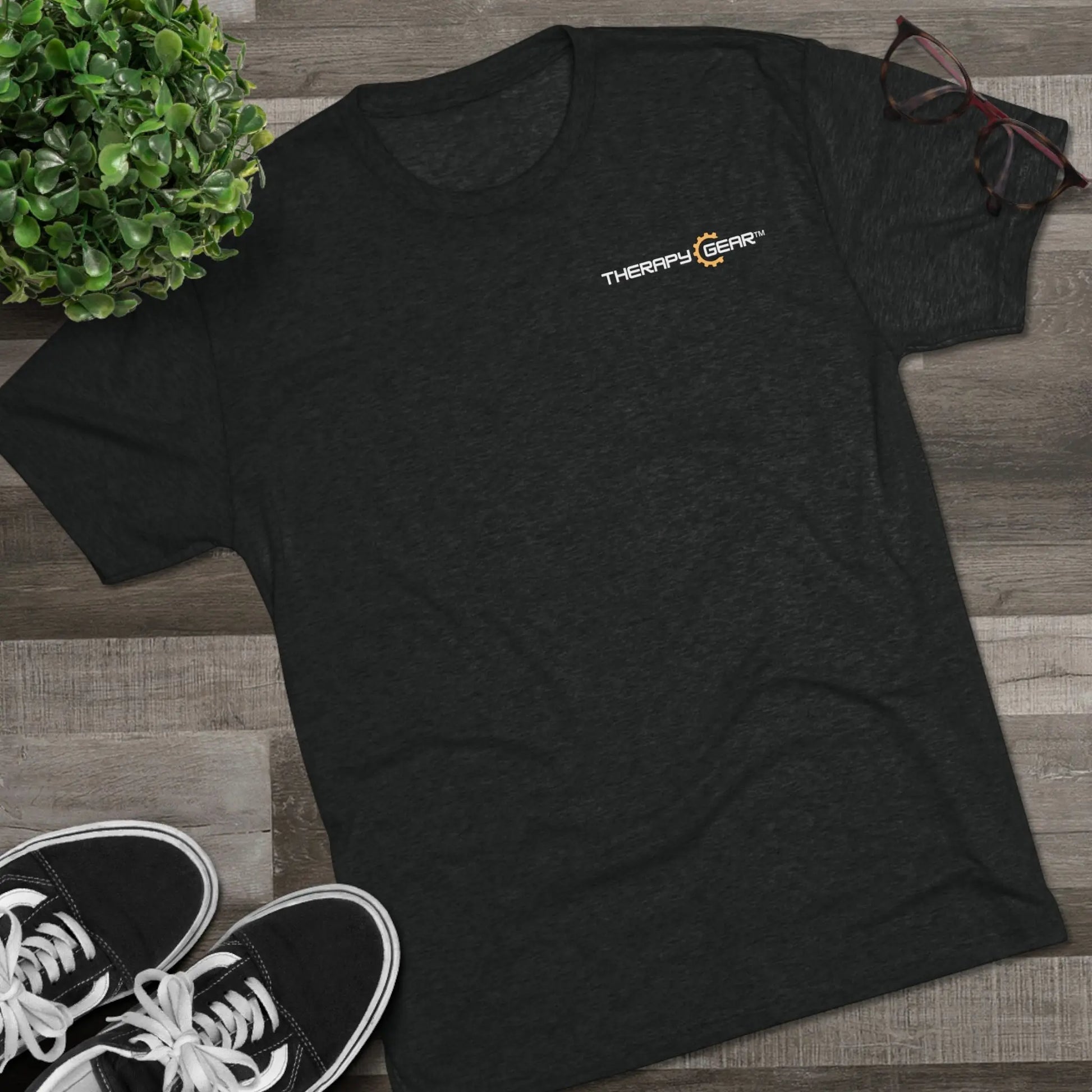 RV Camping T‑Shirt — Moonlit Camper Van & Campfire Graphic Tee Printify
