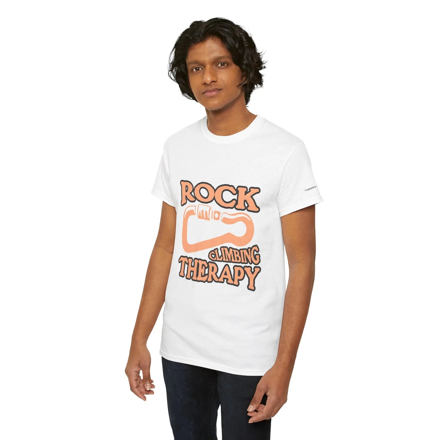 Rock Climbing Therapy Tee, Climber T-Shirt, Outdoor Enthusiast Gift, Adventure Apparel, Sport Shirt, Motivational Climbing Top Printify