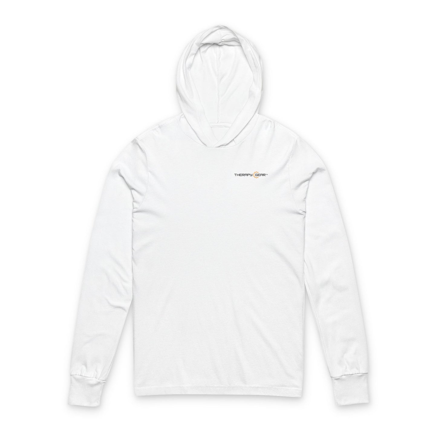 Strength Skull Hoodie Tee — 'Lift Heavy' Long-Sleeve Hooded Shirt for Gym & Fitness