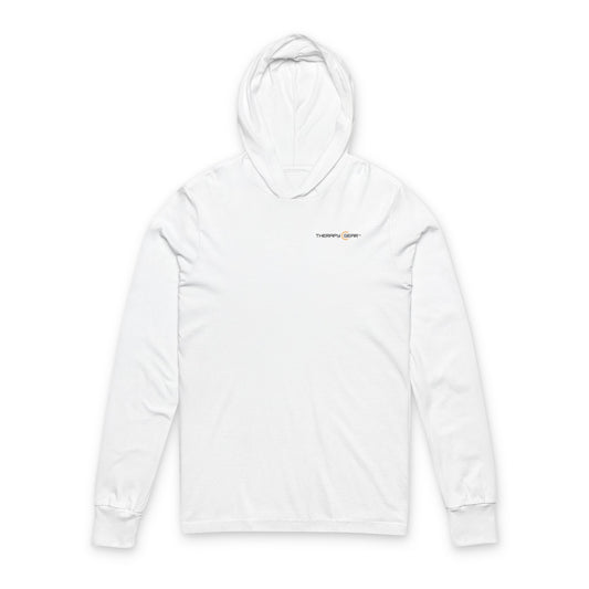 Strength Skull Hoodie Tee — 'Lift Heavy' Long-Sleeve Hooded Shirt for Gym & Fitness