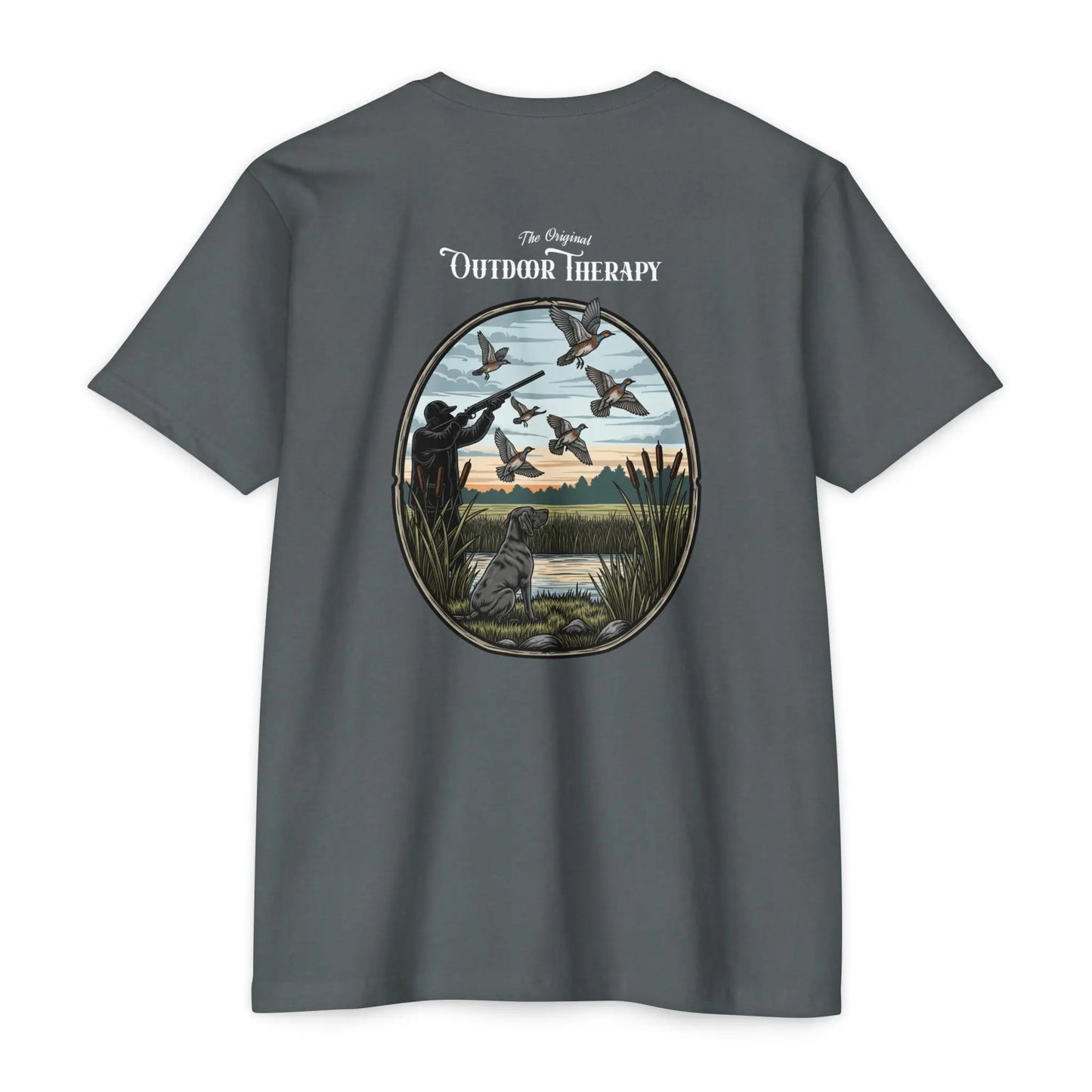 Nature Hunt Unisex Tee, Relaxed Fit Canvas Shirt, Outdoor Adventure Tee, Casual Summer Wear, Gift for Nature Lovers Printify