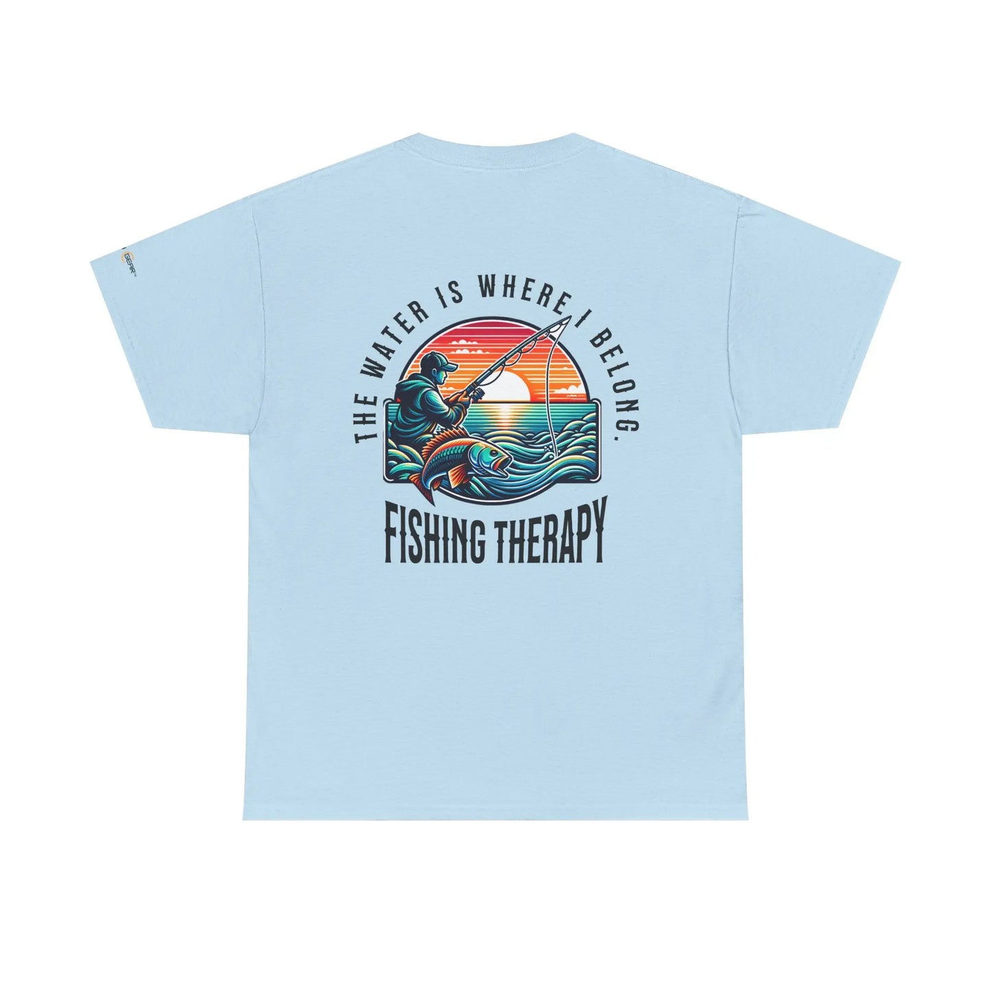 Fishing Therapy T-Shirt Printify