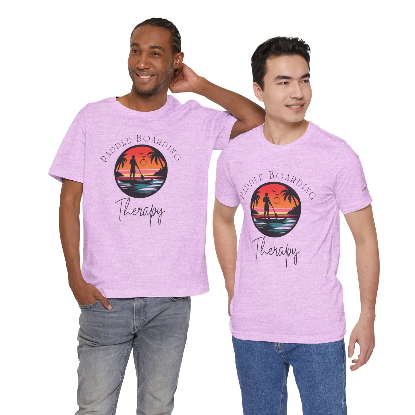 Paddle Boarding Therapy Tee, Relaxation Shirt, Beach Lover Gift, Summer Vibes Clothing, Outdoor Adventure T-Shirt, Water Sports Apparel Printify