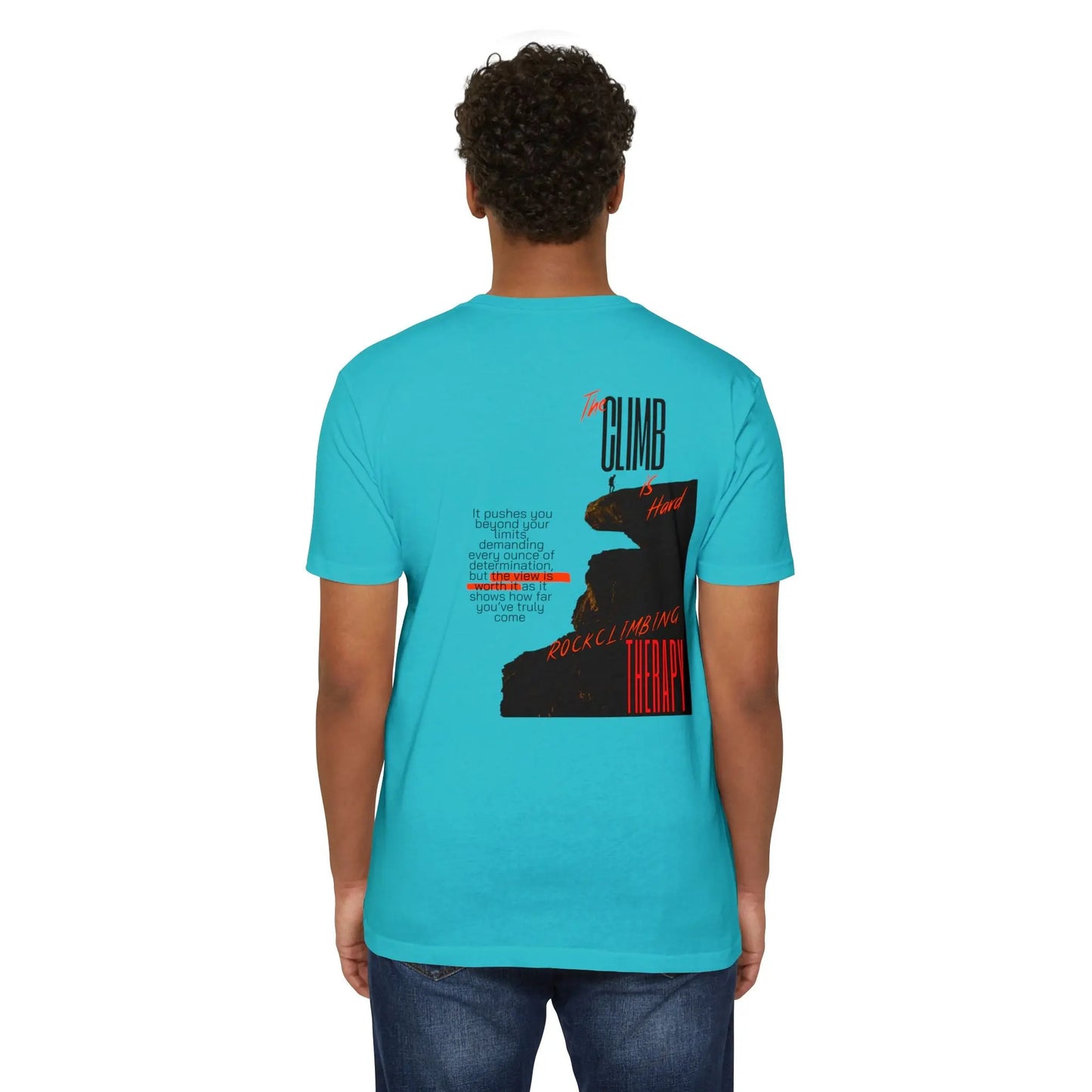 Inspirational Quote Unisex Heavy Cotton Tee, Motivational T-Shirt, Gift for Climbers, Outdoor Adventure Apparel, Casual Everyday Wear Printify