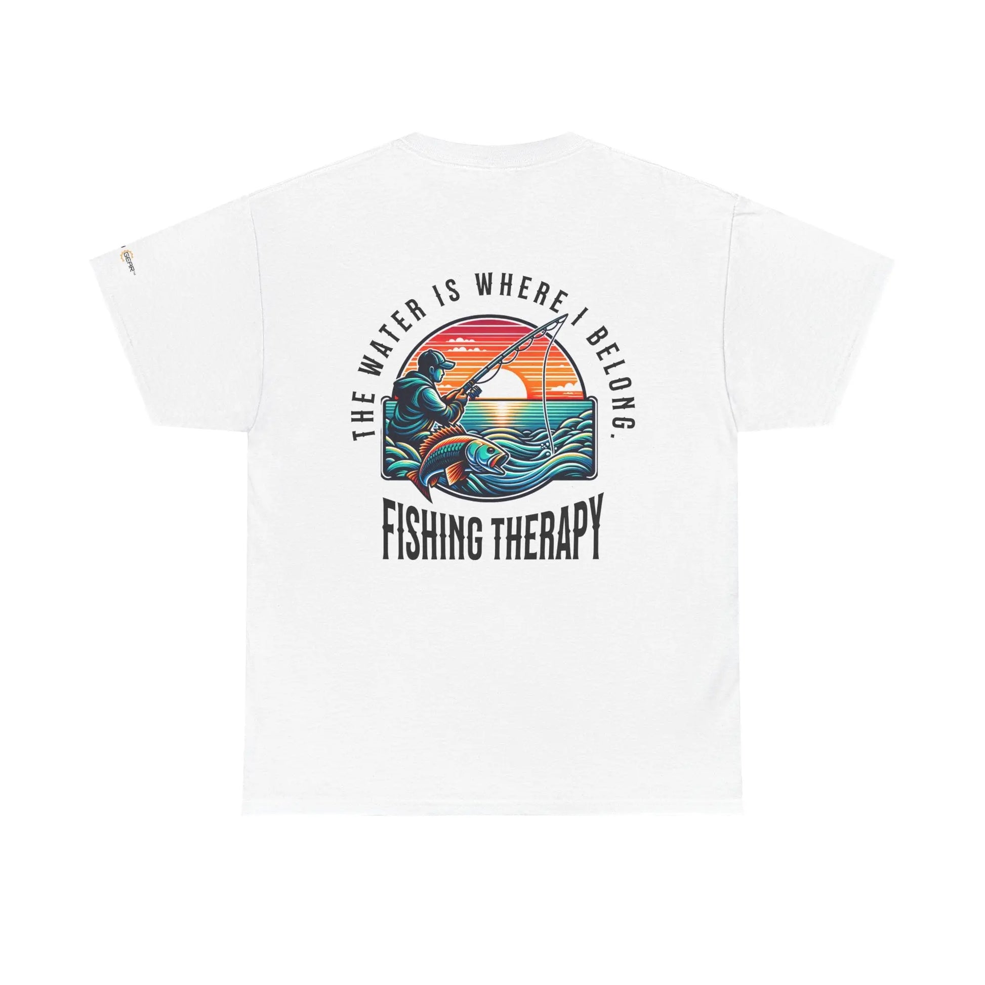 Fishing Therapy T-Shirt Printify
