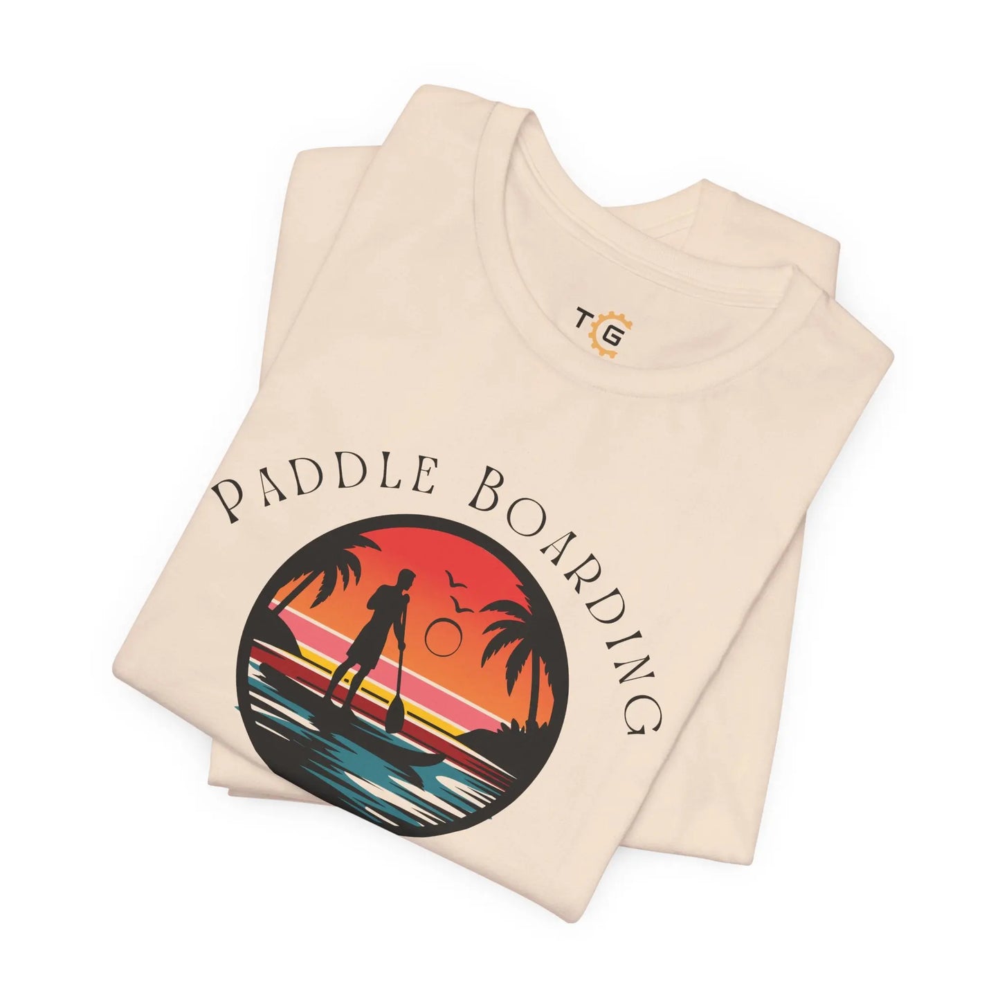 Paddle Boarding Therapy Tee, Relaxation Shirt, Beach Lover Gift, Summer Vibes Clothing, Outdoor Adventure T-Shirt, Water Sports Apparel Printify