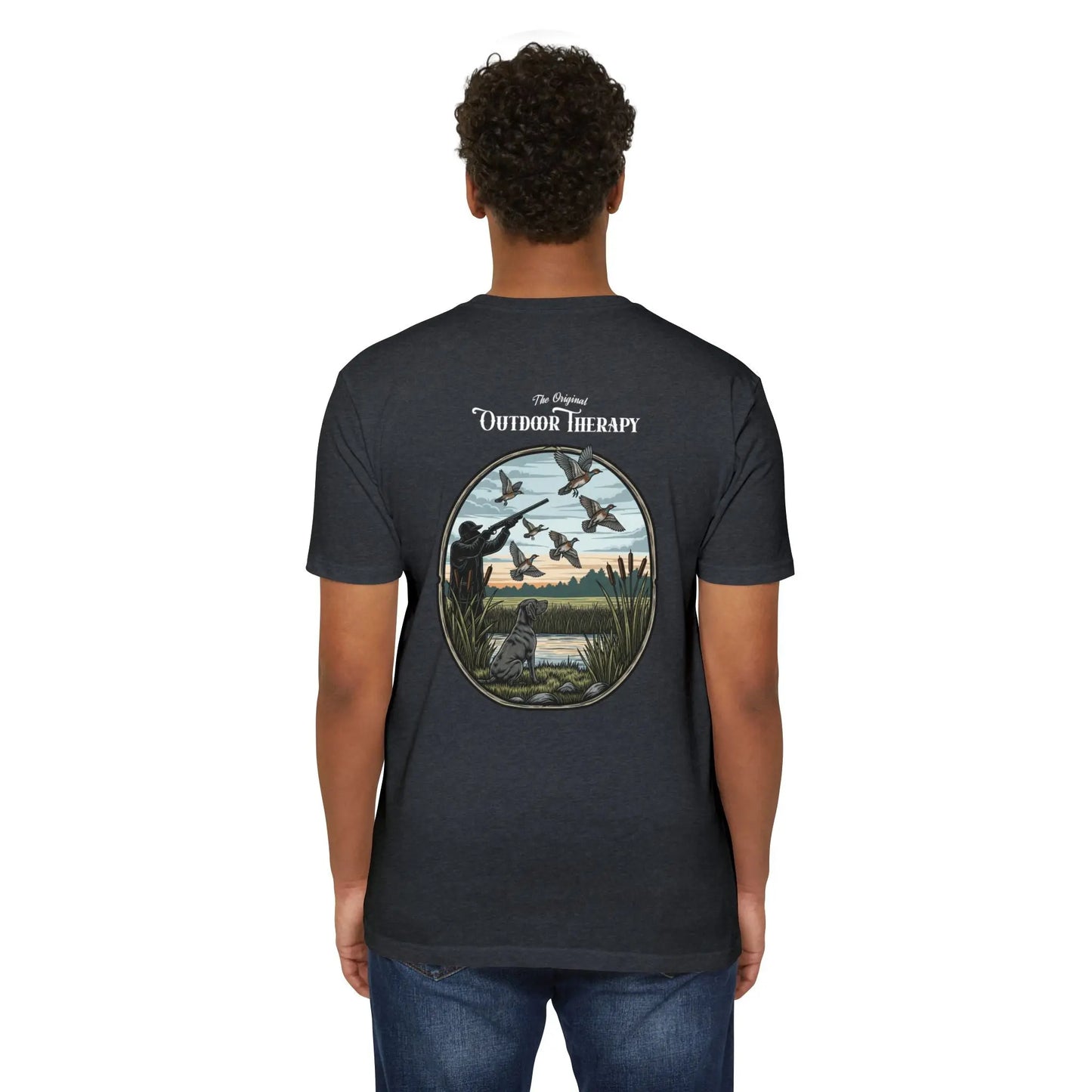 Nature Hunt Unisex Tee, Relaxed Fit Canvas Shirt, Outdoor Adventure Tee, Casual Summer Wear, Gift for Nature Lovers Printify