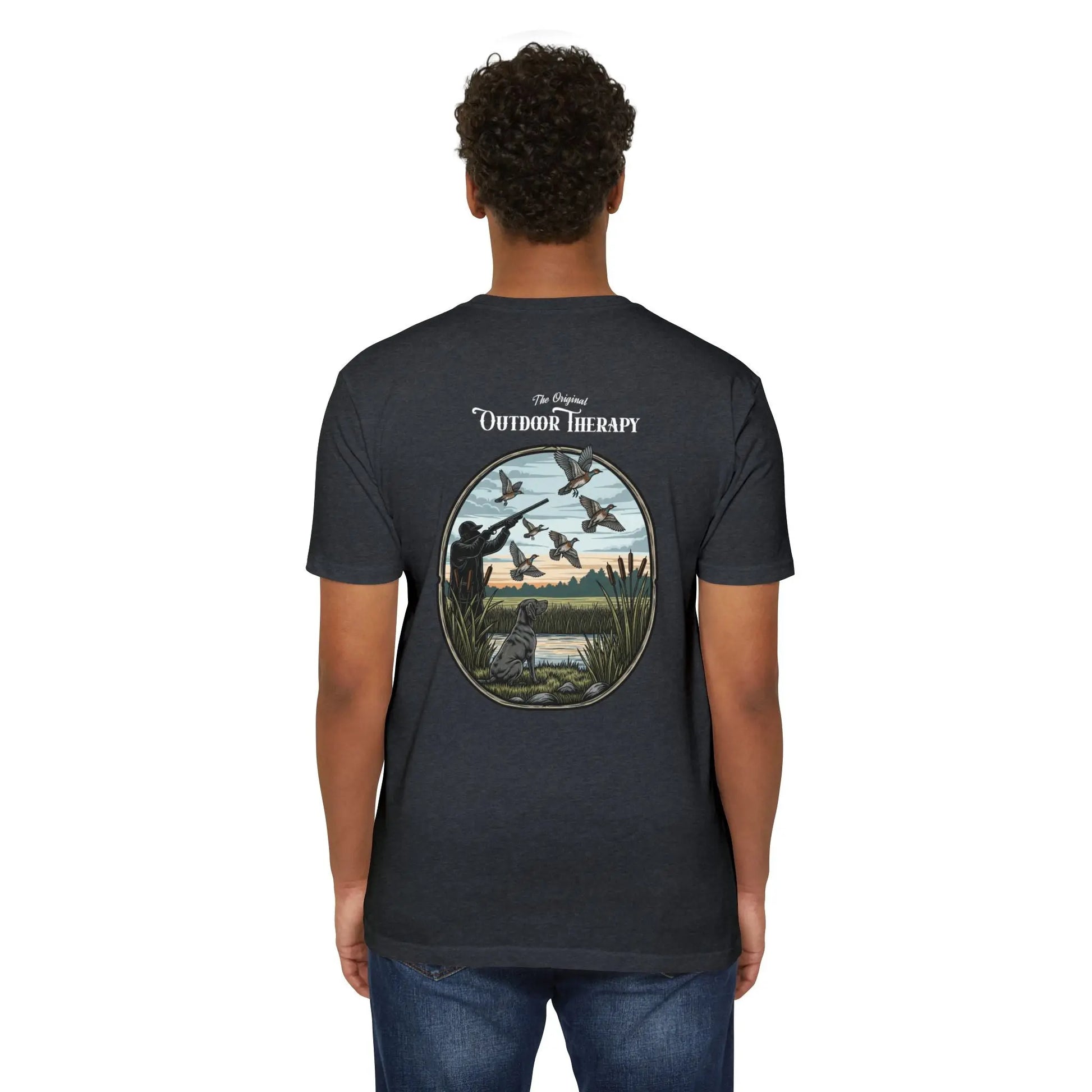 Nature Hunt Unisex Tee, Relaxed Fit Canvas Shirt, Outdoor Adventure Tee, Casual Summer Wear, Gift for Nature Lovers Printify