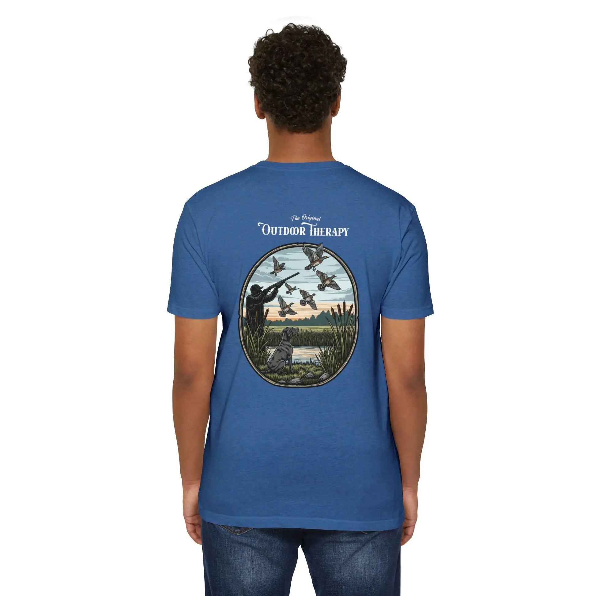 Nature Hunt Unisex Tee, Relaxed Fit Canvas Shirt, Outdoor Adventure Tee, Casual Summer Wear, Gift for Nature Lovers Printify