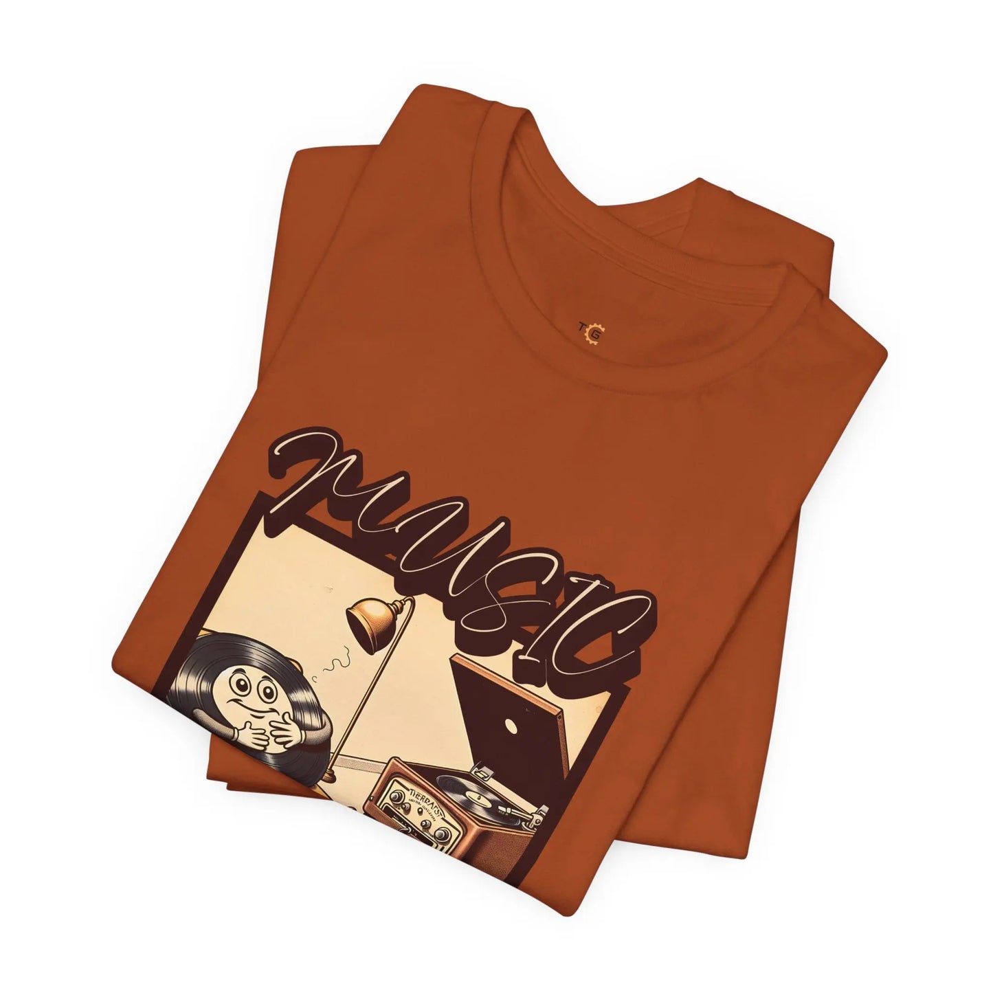 Music Therapy Unisex Tee, Casual Music Shirt, Perfect Gift for Music Lovers, Therapeutic Vibe Tee for Relaxation, Music Appreciation Printify
