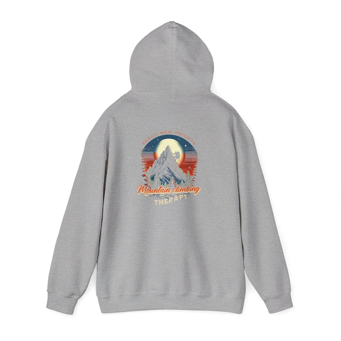Outdoor Adventure Therapy Hoodie, Motivational Sweatshirt, Gift for Hikers, Camping Apparel, Cozy Casual Wear Printify