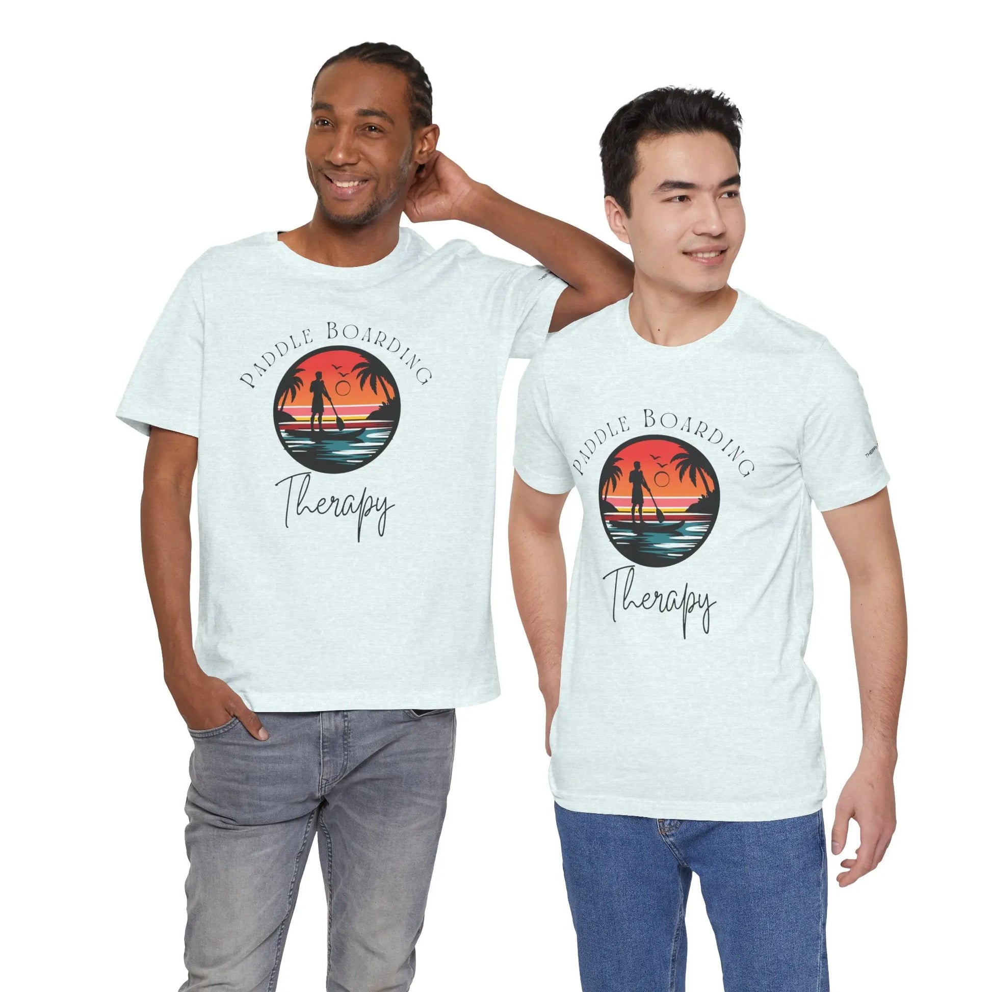 Paddle Boarding Therapy Tee, Relaxation Shirt, Beach Lover Gift, Summer Vibes Clothing, Outdoor Adventure T-Shirt, Water Sports Apparel Printify