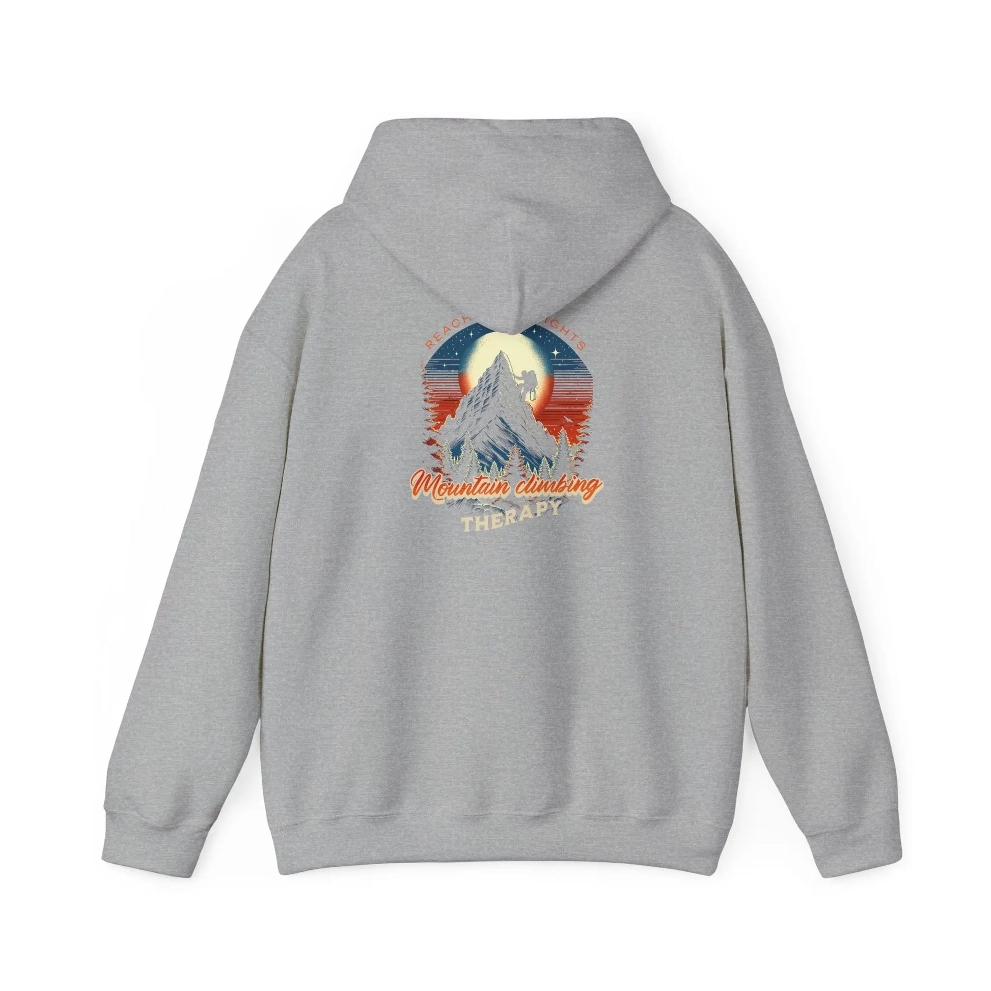 Outdoor Adventure Therapy Hoodie, Motivational Sweatshirt, Gift for Hikers, Camping Apparel, Cozy Casual Wear Printify