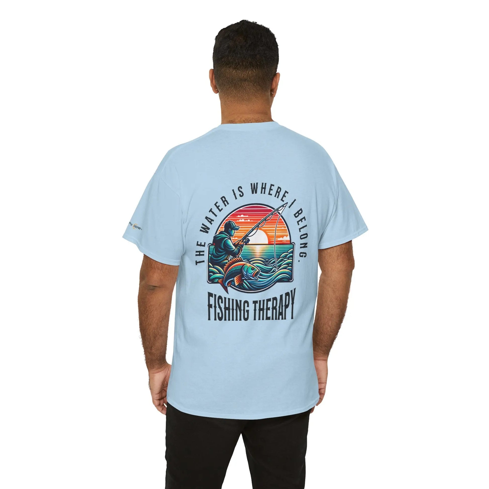 Fishing Therapy T-Shirt Printify