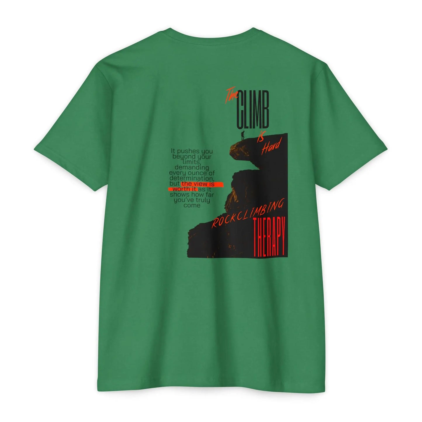 Inspirational Quote Unisex Heavy Cotton Tee, Motivational T-Shirt, Gift for Climbers, Outdoor Adventure Apparel, Casual Everyday Wear Printify