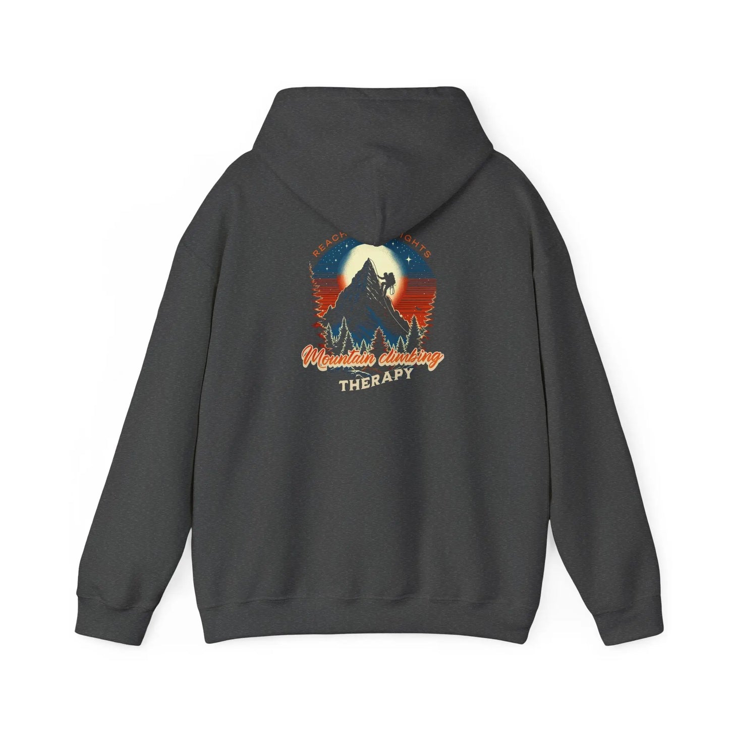 Outdoor Adventure Therapy Hoodie, Motivational Sweatshirt, Gift for Hikers, Camping Apparel, Cozy Casual Wear Printify