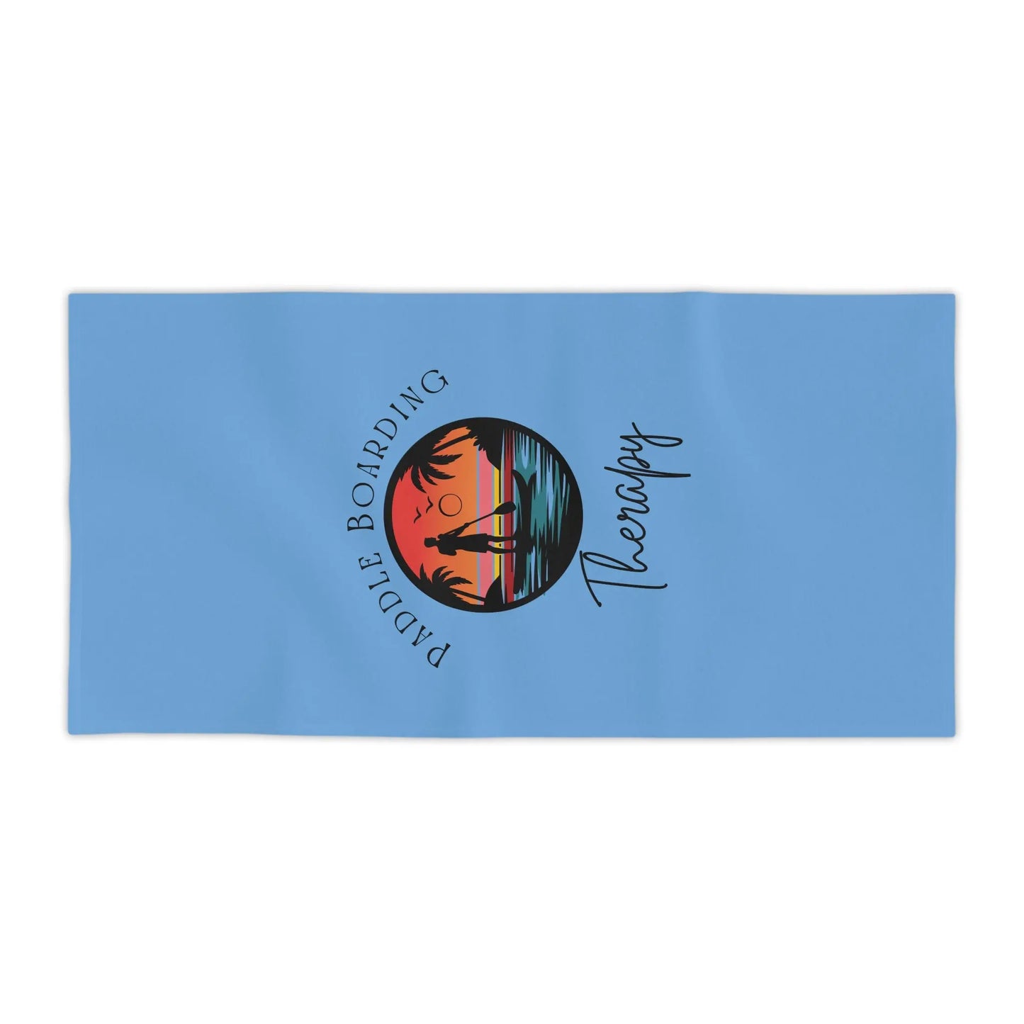 Paddle Boarding Therapy Beach Towel - Perfect for Summer Fun Printify