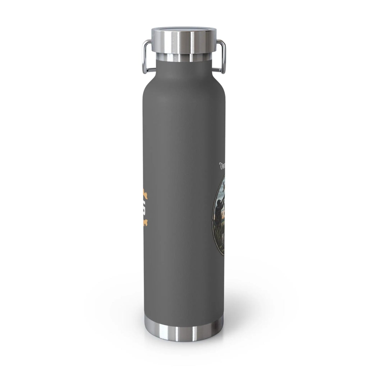 Nature-Inspired Copper Insulated Water Bottle, 22oz, Eco-Friendly Hydration, Perfect for Travel, Hiking, Outdoors, Gifts for Nature Lovers Printify