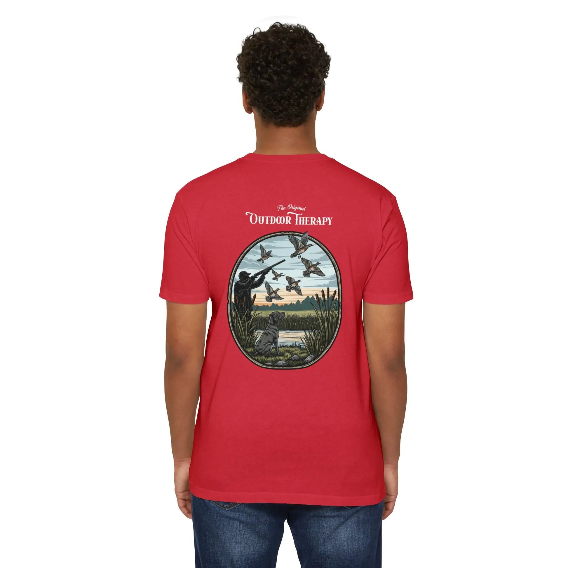 Nature Hunt Unisex Tee, Relaxed Fit Canvas Shirt, Outdoor Adventure Tee, Casual Summer Wear, Gift for Nature Lovers Printify
