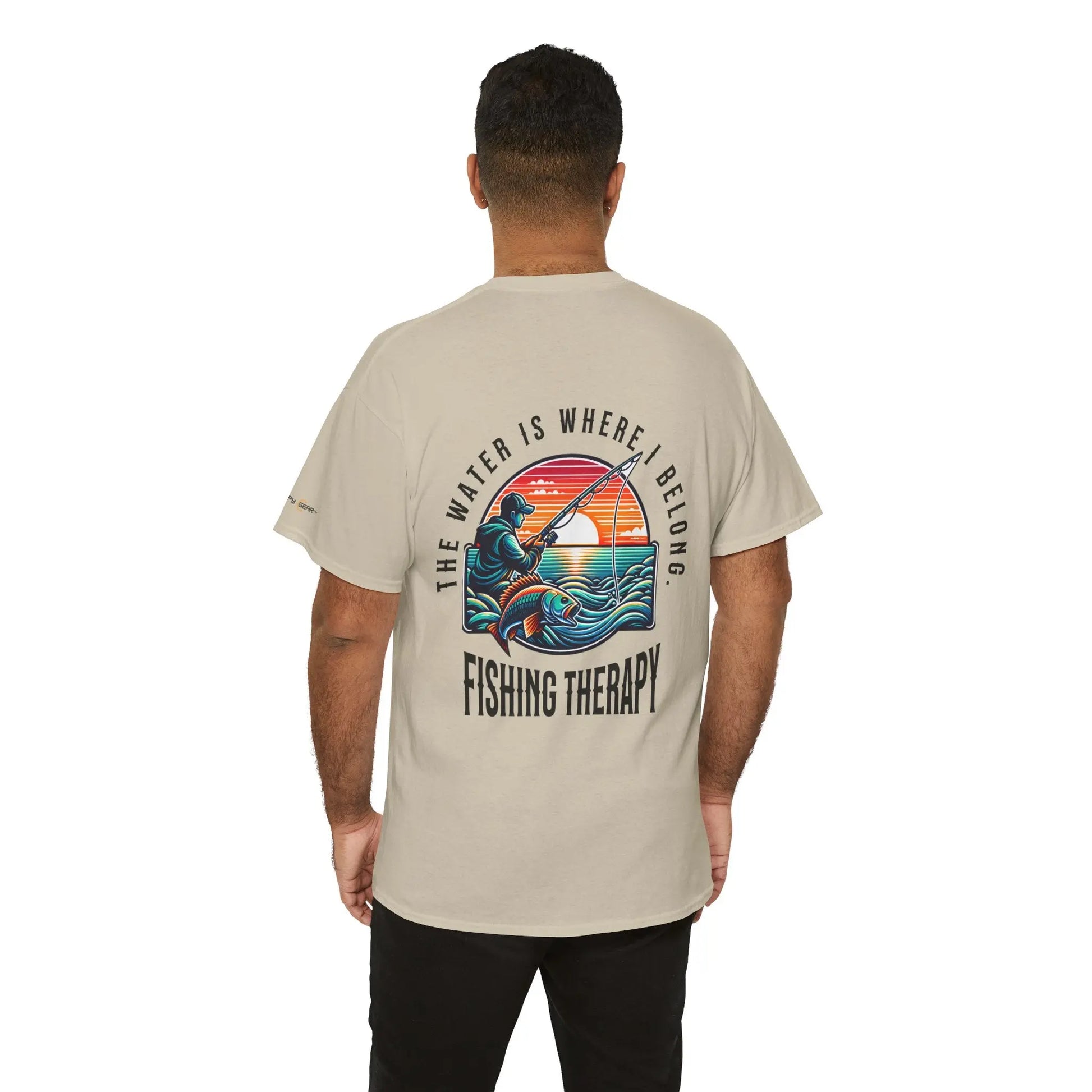 Fishing Therapy T-Shirt Printify