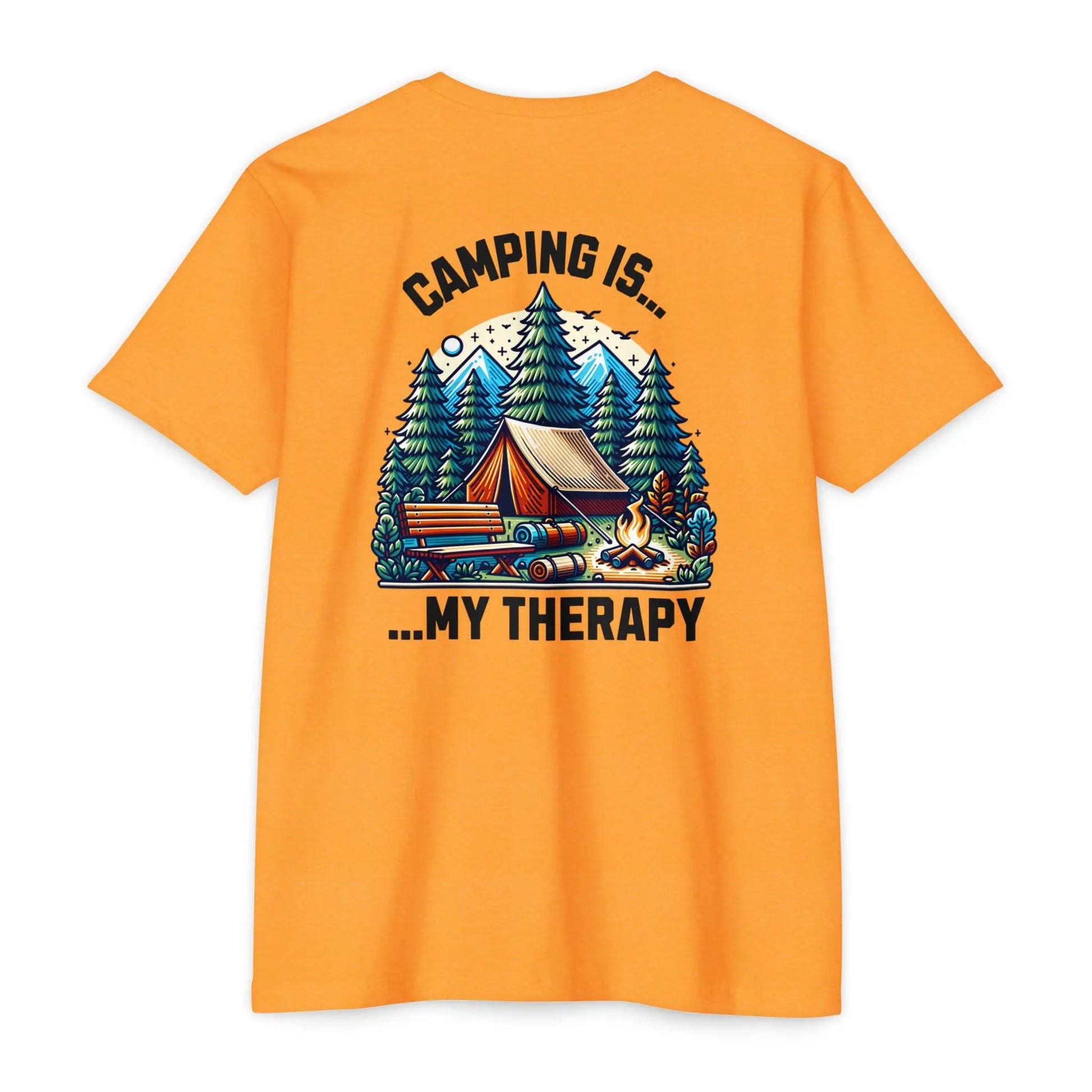 Camping Therapy Unisex T-Shirt | Nature Lover Gift | Adventure Tee | Outdoor Activities Shirt | Perfect for Camping Enthusiasts Printify
