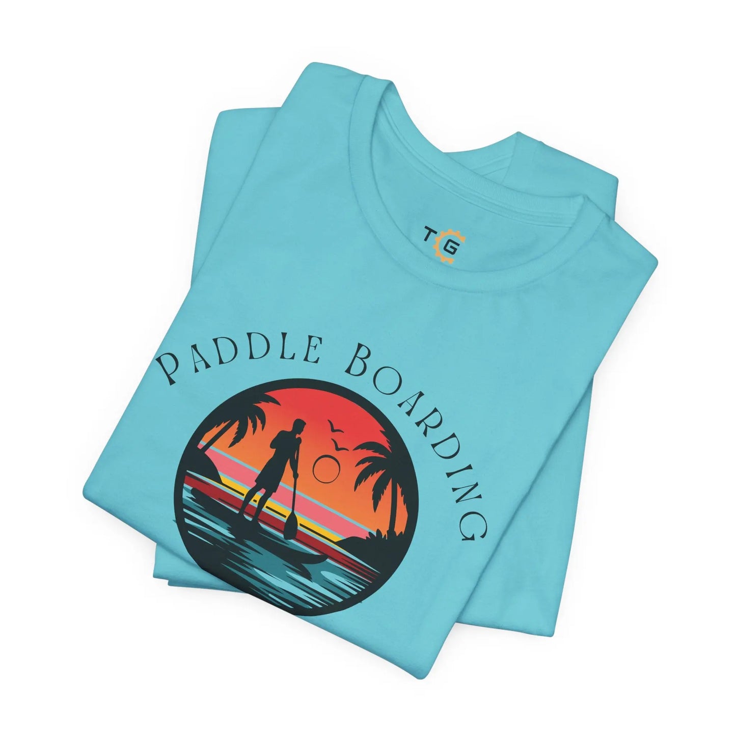 Paddle Boarding Therapy Tee, Relaxation Shirt, Beach Lover Gift, Summer Vibes Clothing, Outdoor Adventure T-Shirt, Water Sports Apparel Printify