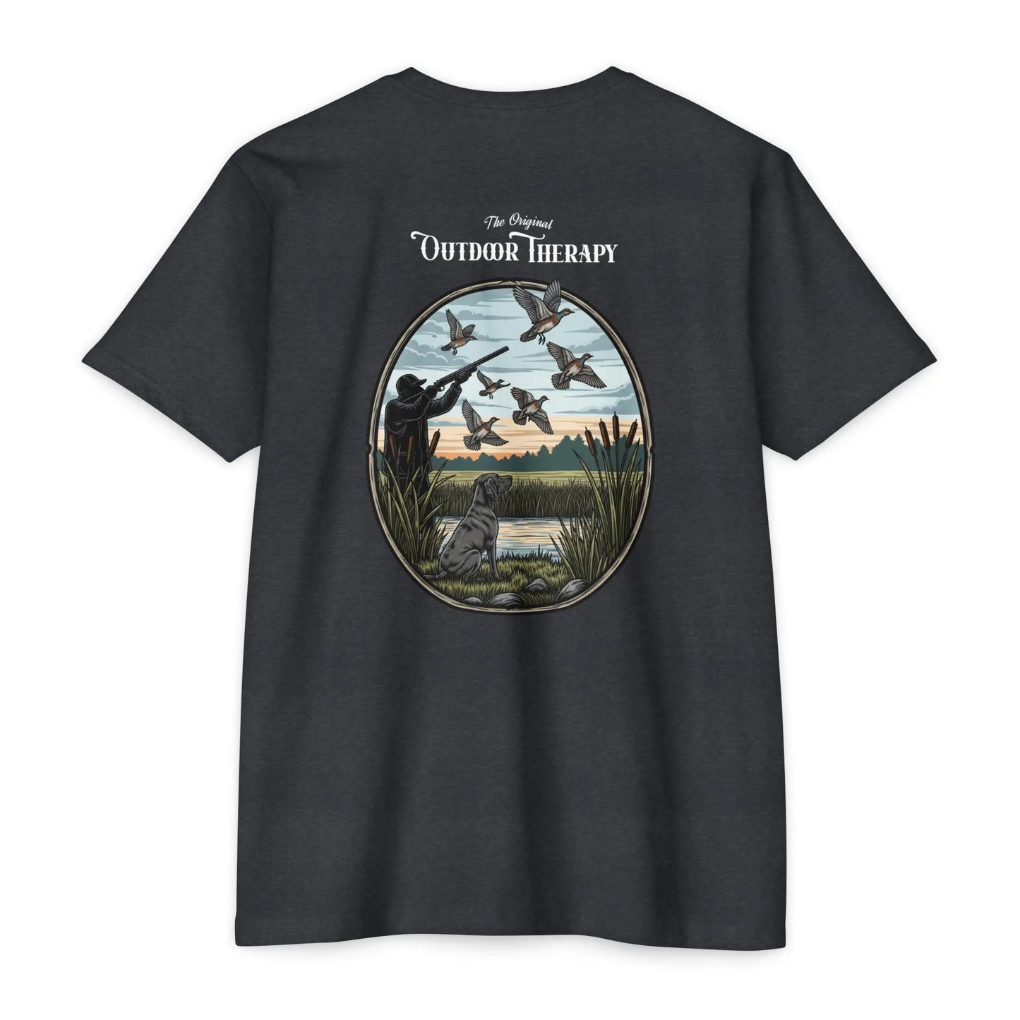 Nature Hunt Unisex Tee, Relaxed Fit Canvas Shirt, Outdoor Adventure Tee, Casual Summer Wear, Gift for Nature Lovers Printify