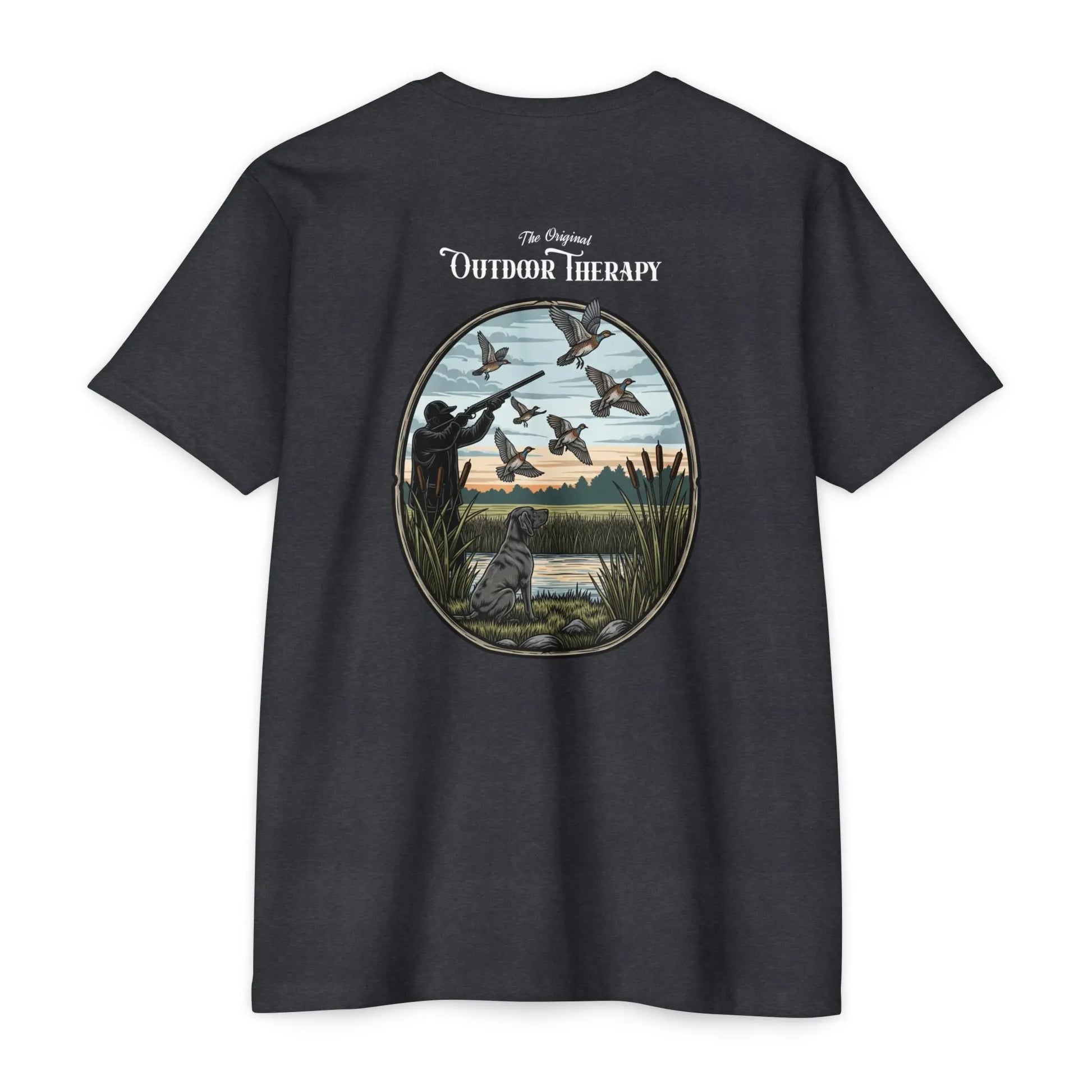 Nature Hunt Unisex Tee, Relaxed Fit Canvas Shirt, Outdoor Adventure Tee, Casual Summer Wear, Gift for Nature Lovers Printify
