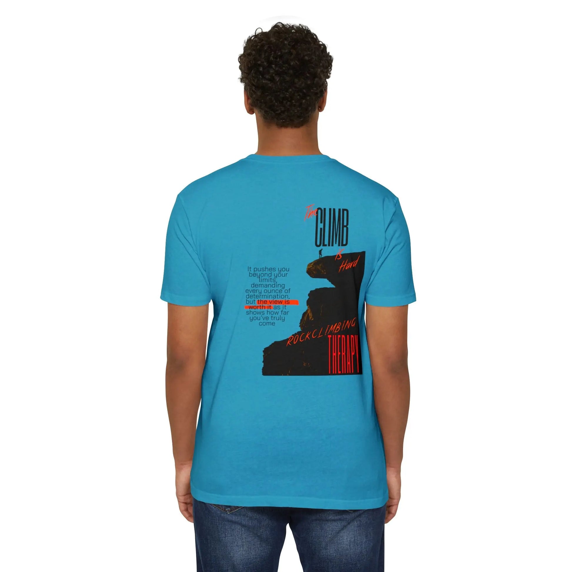 Inspirational Quote Unisex Heavy Cotton Tee, Motivational T-Shirt, Gift for Climbers, Outdoor Adventure Apparel, Casual Everyday Wear Printify