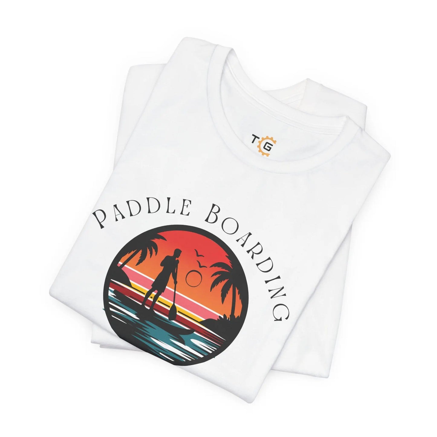 Paddle Boarding Therapy Tee, Relaxation Shirt, Beach Lover Gift, Summer Vibes Clothing, Outdoor Adventure T-Shirt, Water Sports Apparel Printify