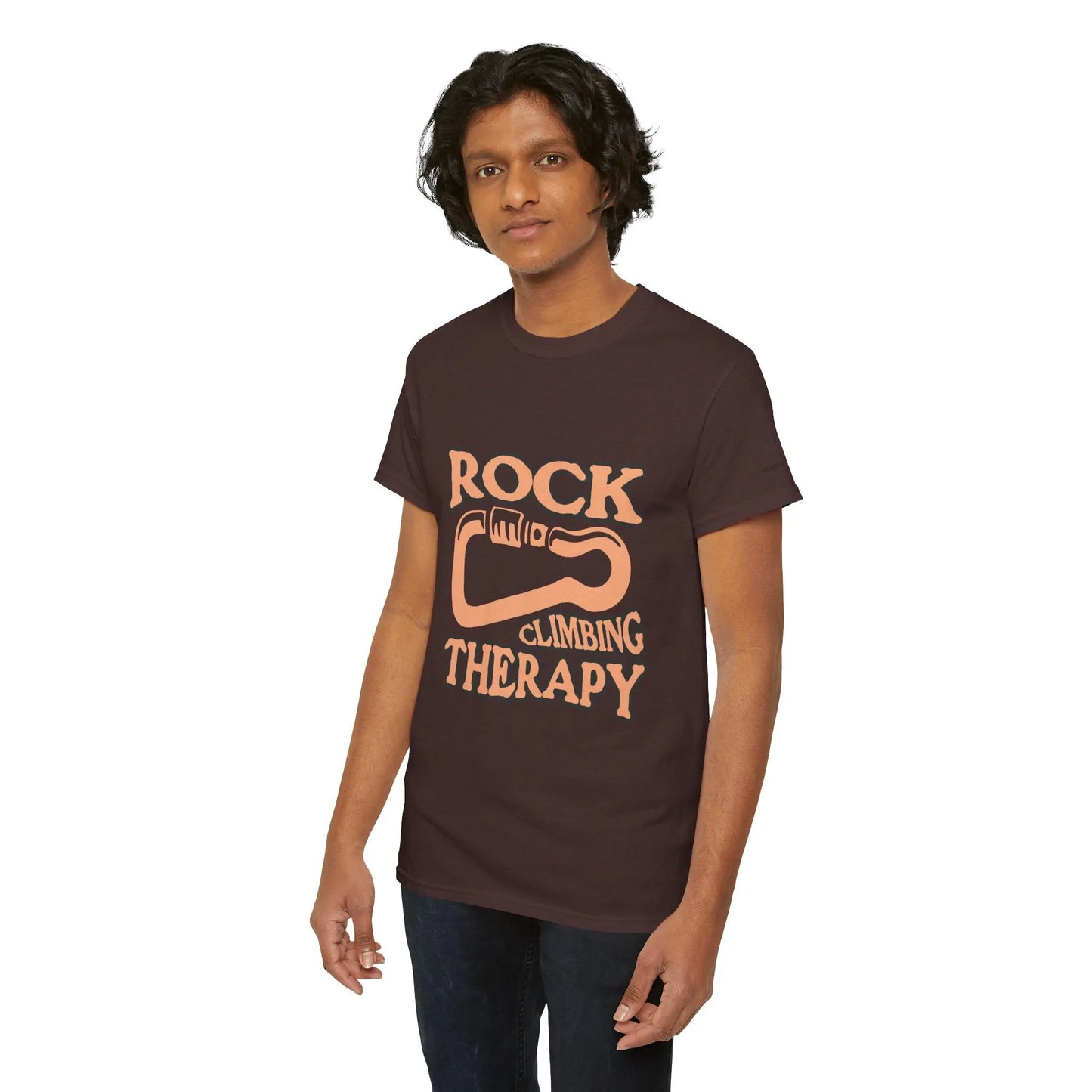Rock Climbing Therapy Tee, Climber T-Shirt, Outdoor Enthusiast Gift, Adventure Apparel, Sport Shirt, Motivational Climbing Top Printify
