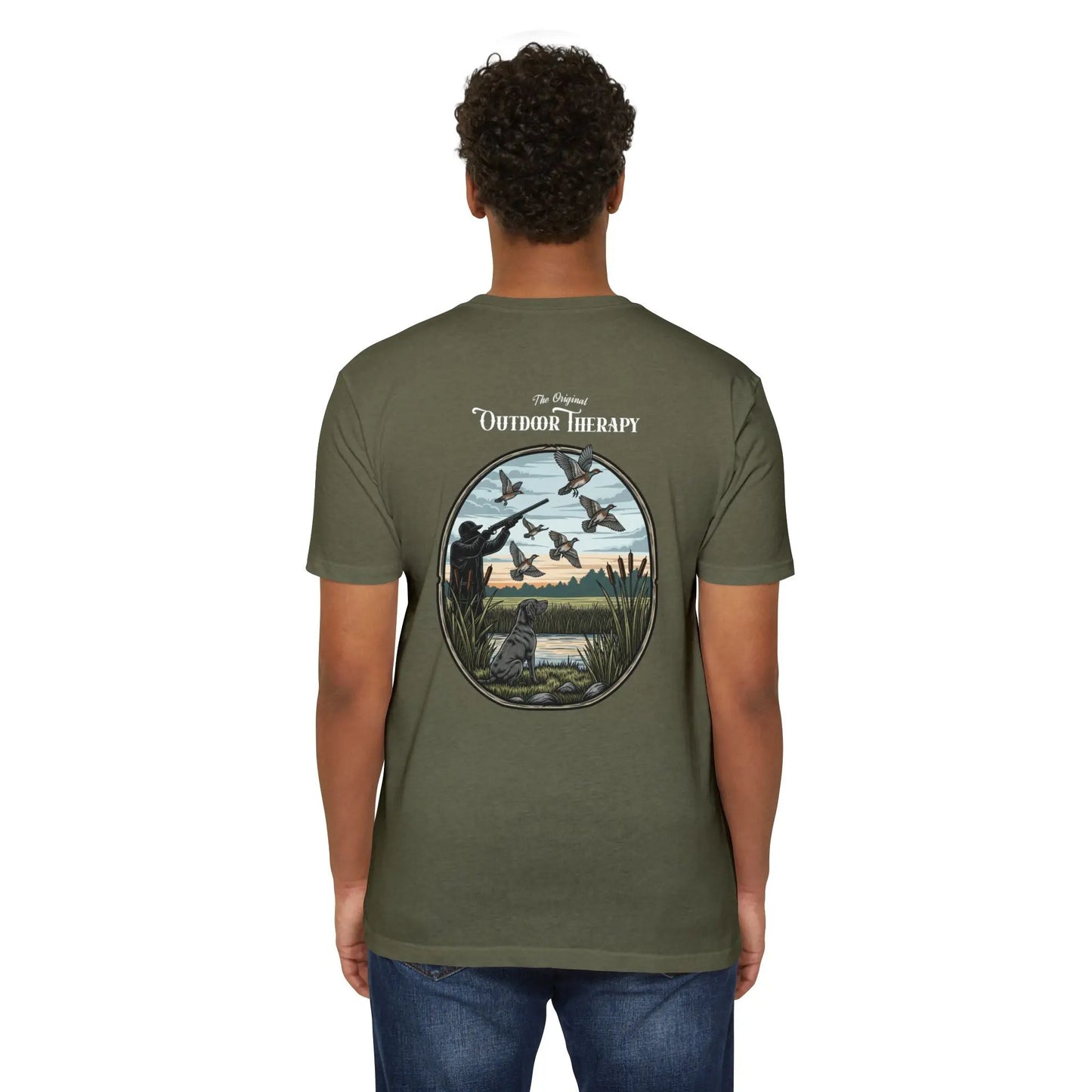 Nature Hunt Unisex Tee, Relaxed Fit Canvas Shirt, Outdoor Adventure Tee, Casual Summer Wear, Gift for Nature Lovers Printify