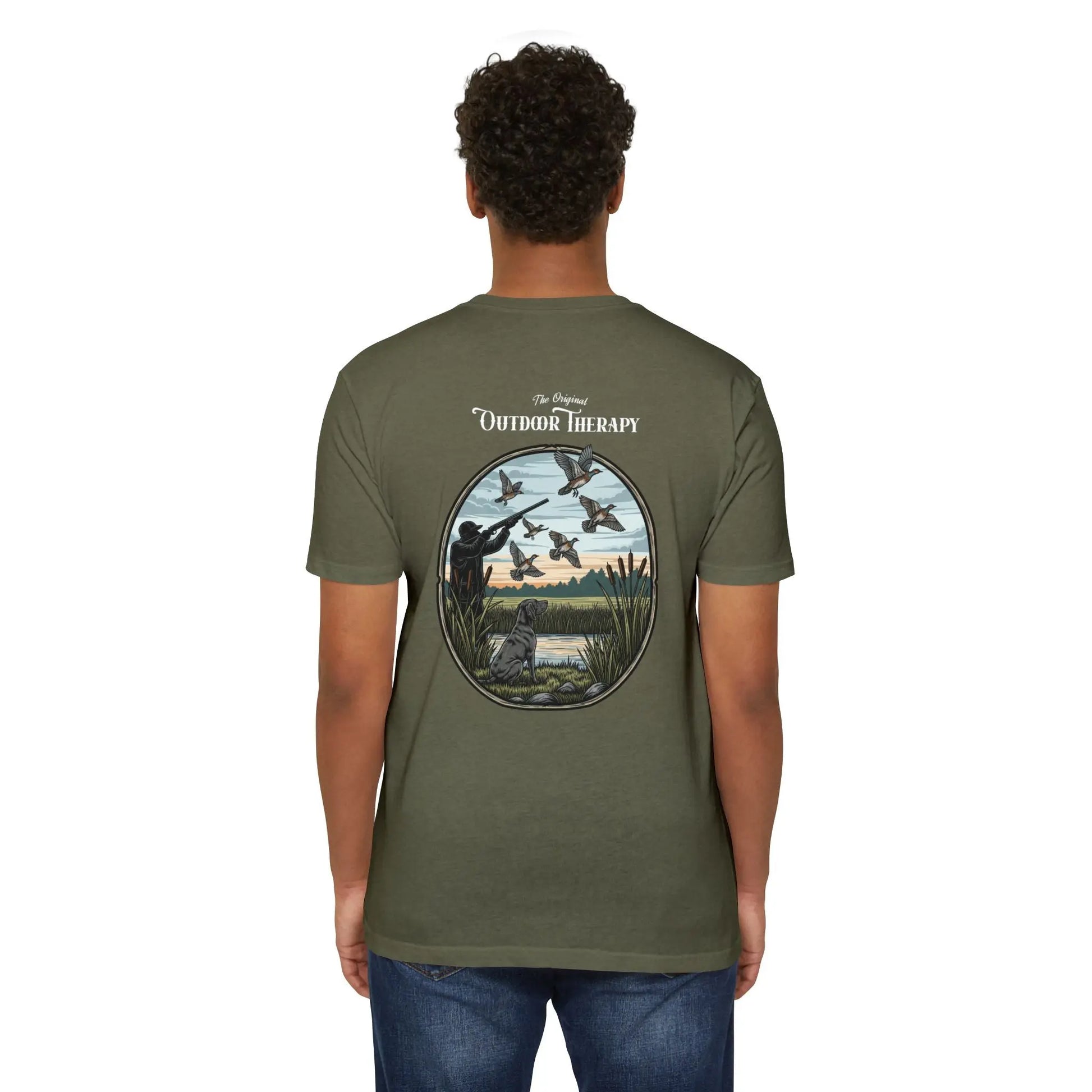 Nature Hunt Unisex Tee, Relaxed Fit Canvas Shirt, Outdoor Adventure Tee, Casual Summer Wear, Gift for Nature Lovers Printify