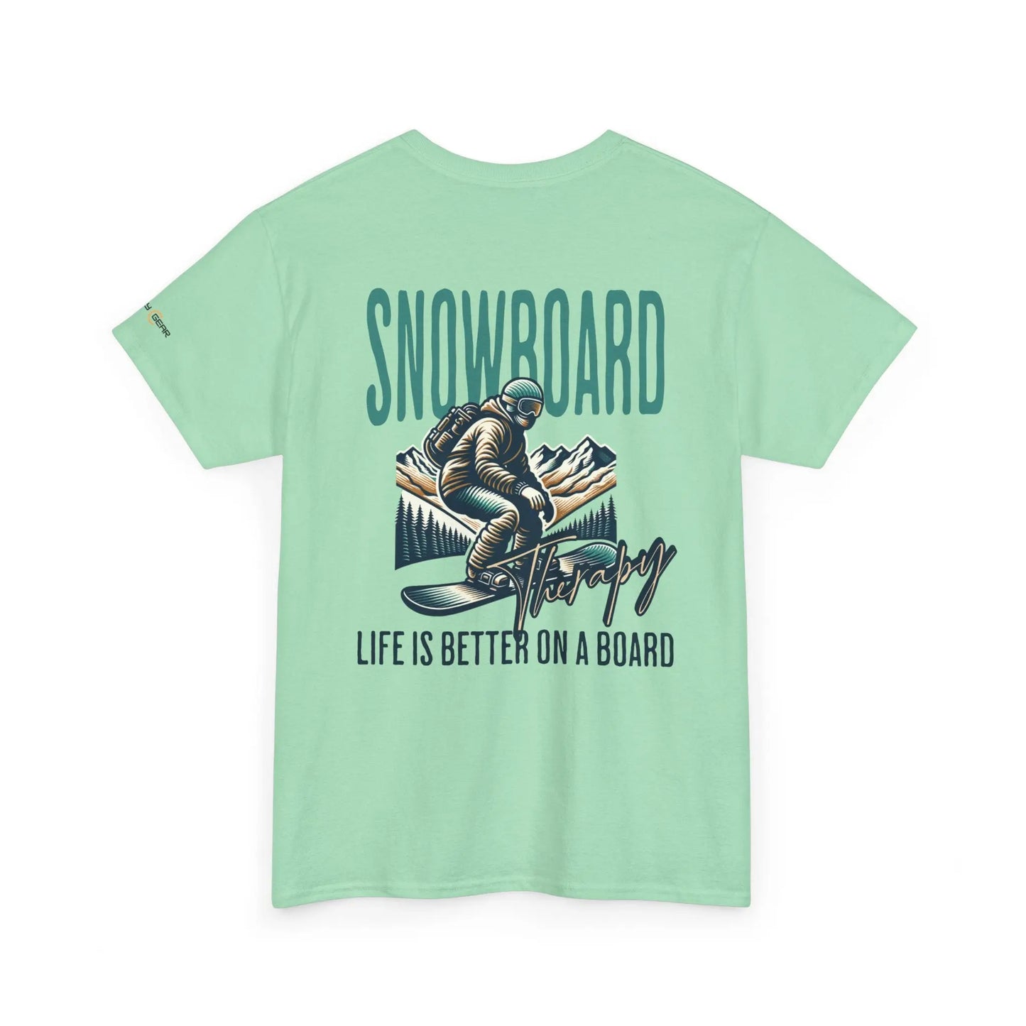 Snowboarder Unisex Tee for Winter Sports Enthusiasts Printify