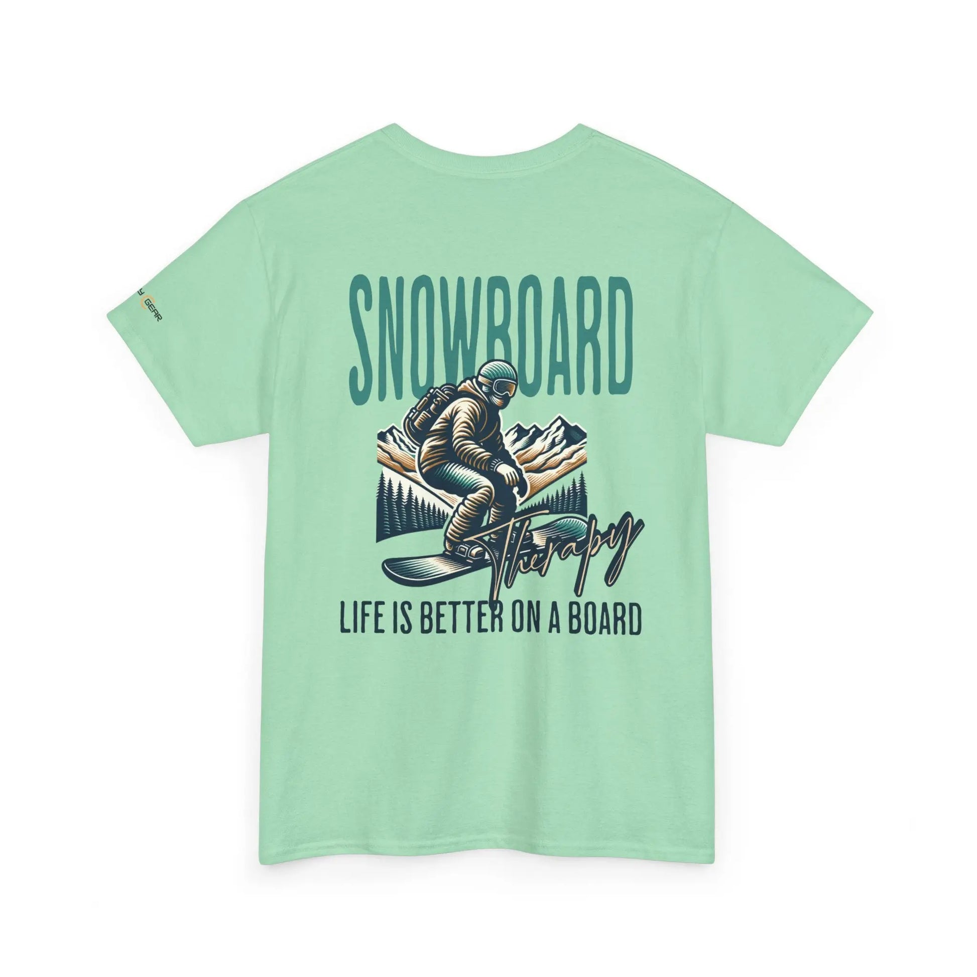 Snowboarder Unisex Tee for Winter Sports Enthusiasts Printify
