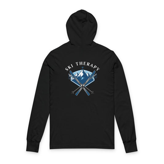 Ski Therapy Hooded Long Sleeve Tee