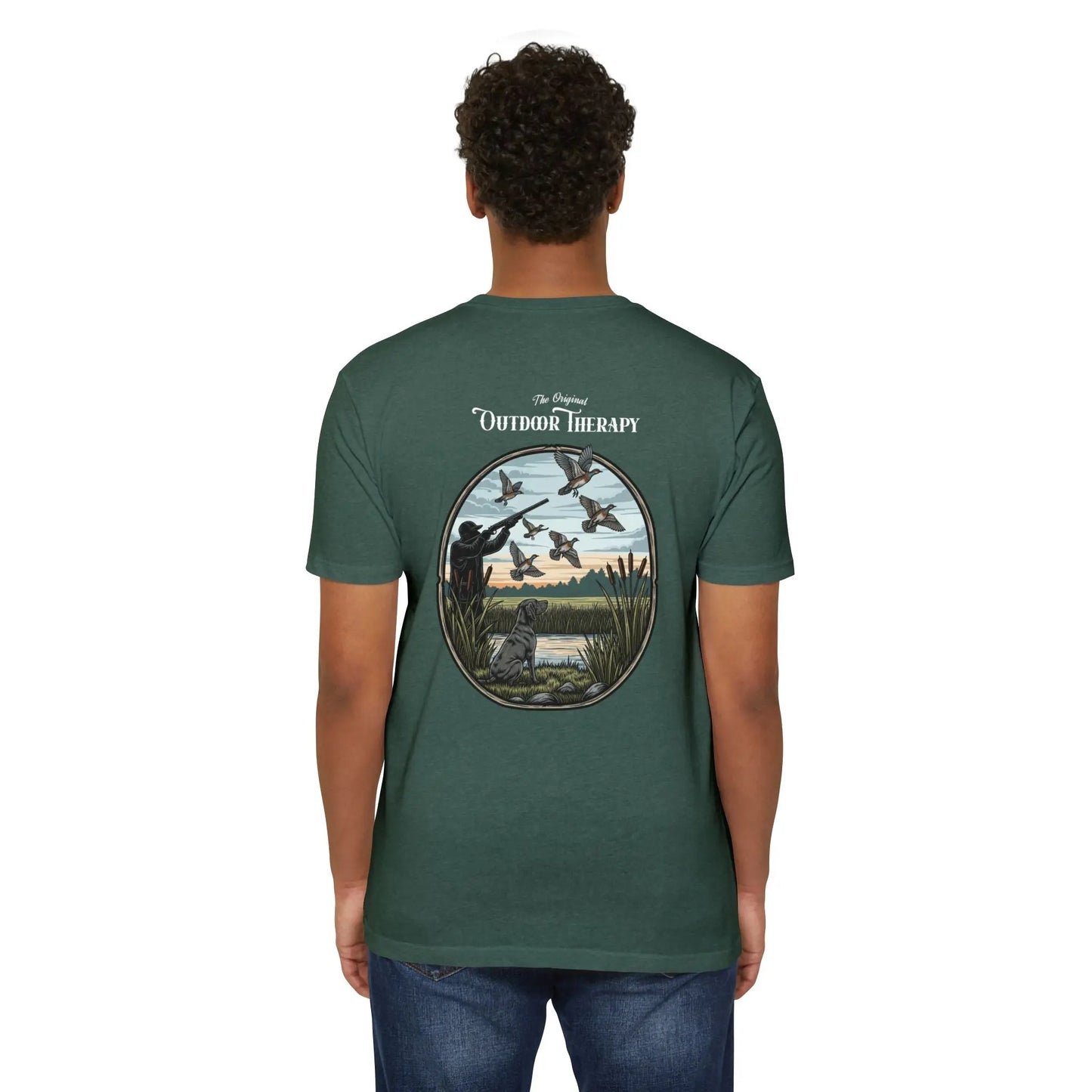 Nature Hunt Unisex Tee, Relaxed Fit Canvas Shirt, Outdoor Adventure Tee, Casual Summer Wear, Gift for Nature Lovers Printify