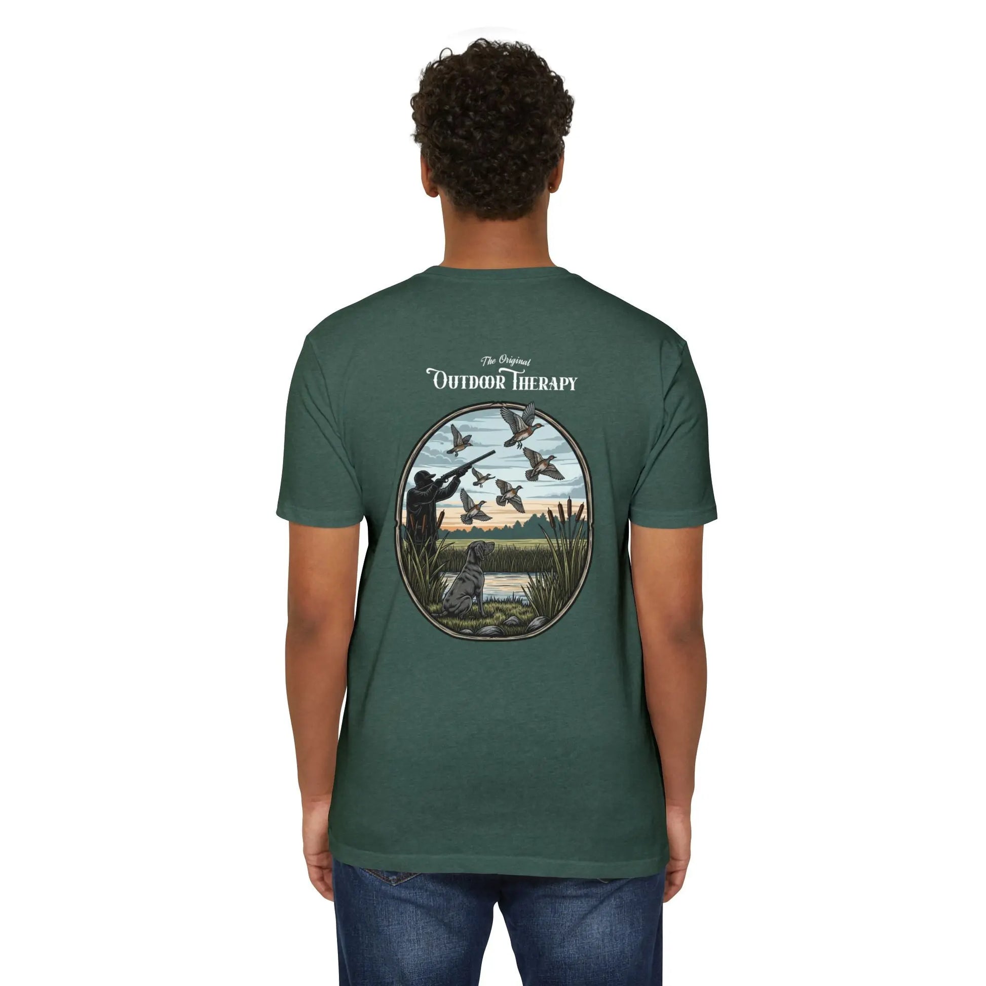 Nature Hunt Unisex Tee, Relaxed Fit Canvas Shirt, Outdoor Adventure Tee, Casual Summer Wear, Gift for Nature Lovers Printify