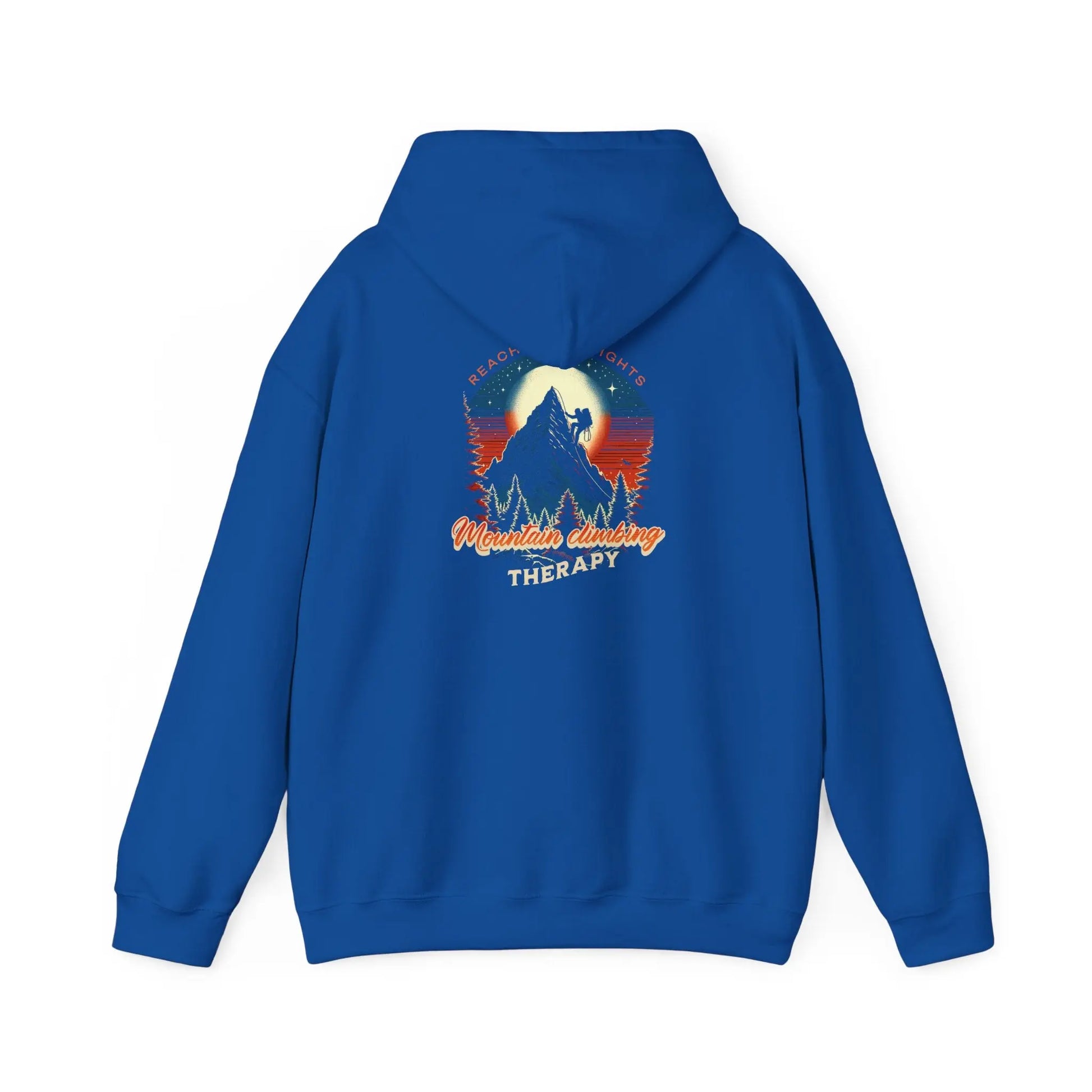 Outdoor Adventure Therapy Hoodie, Motivational Sweatshirt, Gift for Hikers, Camping Apparel, Cozy Casual Wear Printify